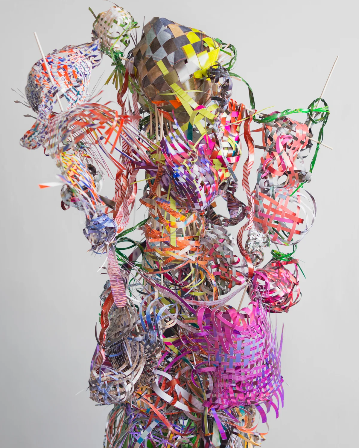  detail,&nbsp; Ravel-swivel-patter-sway , 2015  &nbsp; Twist-flip-tremble-trace , Johalla Projects, Chicago, IL   