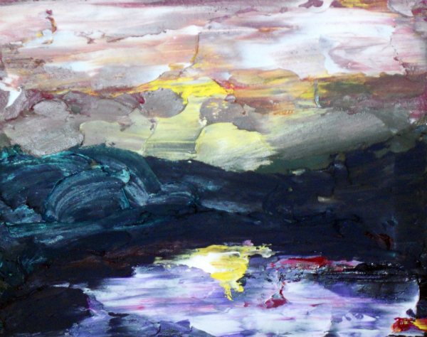 Derbyshire hill disperse your secrets by Akther Bano