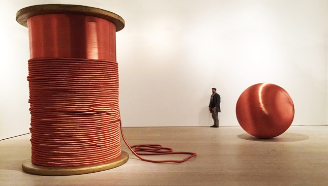 Alice Anderson, 181 Kilometers, 2015 Photo: Steve White / Courtesy of the Saatchi Gallery, London