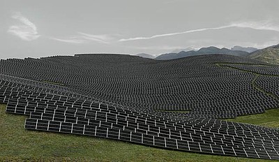 Andreas Gursky, Les Mées, 2016