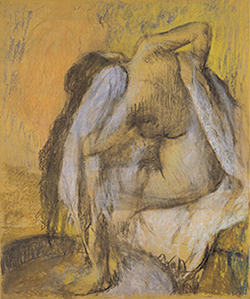 Edgar Degas, The Tub, Woman Drying Herself, 1889
