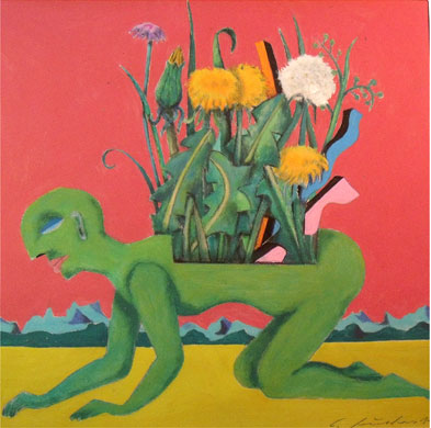 GUNTER JUNGHANS, Dandelion on my back