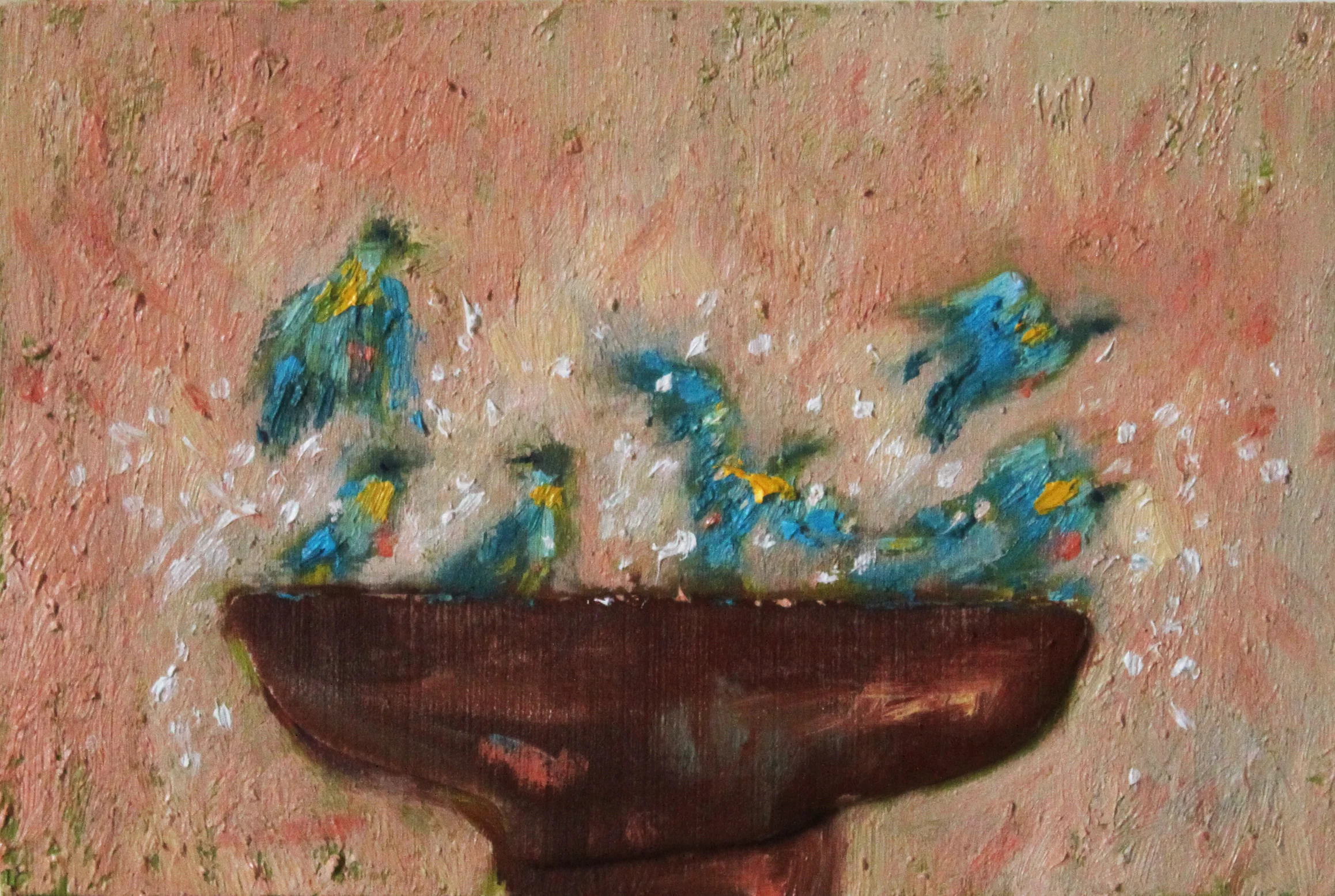 GUIDO SALIMBENI, Bird In The Water Pond