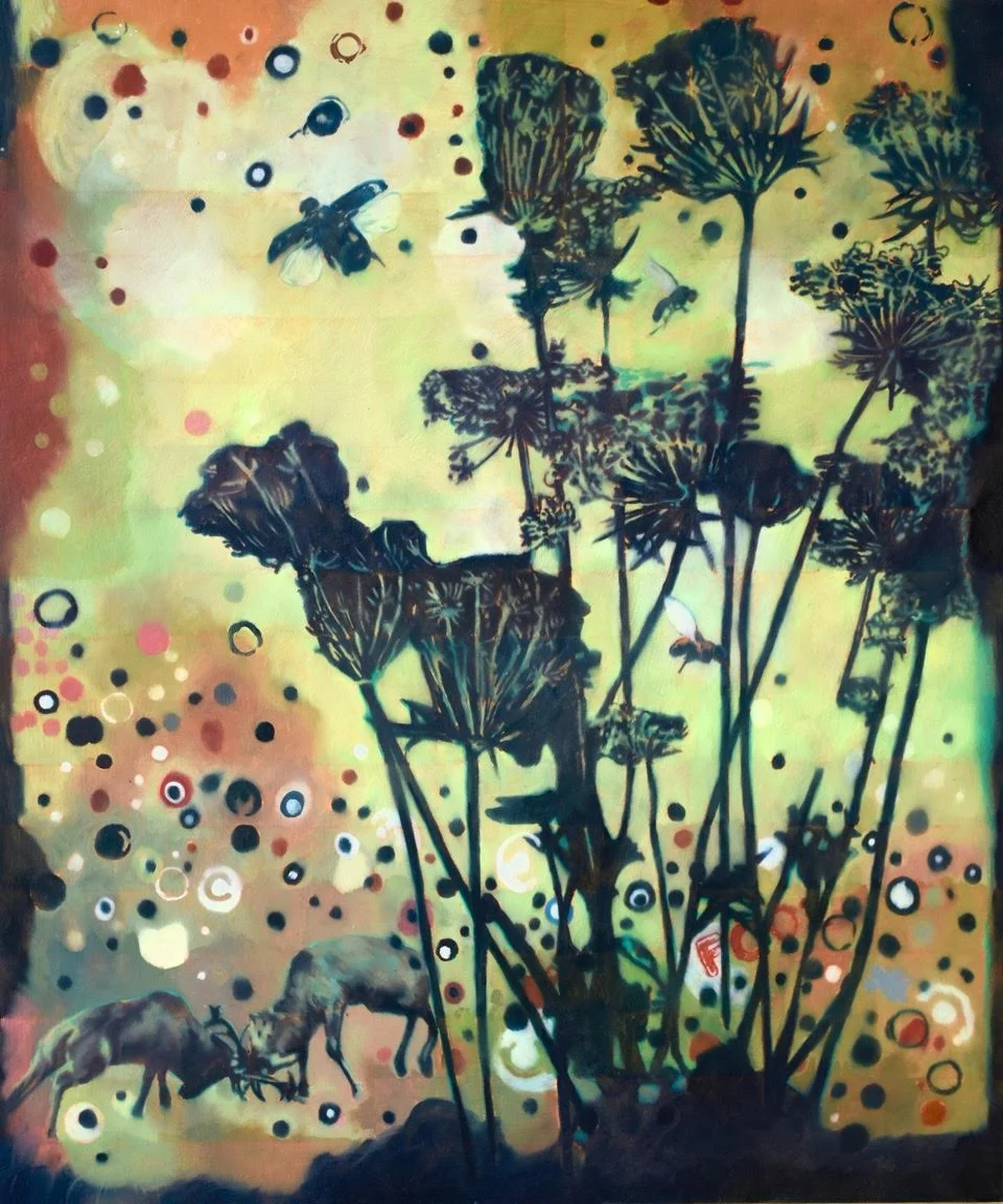 £770. Oil painting on wood. Restless silence by Duncan Wright