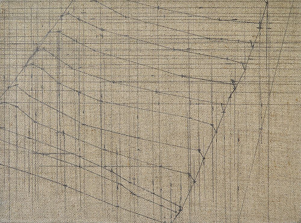 £380. Graphite on Linen. Ship Shape and Bristol Fashion No. 4 by James Reynolds. 