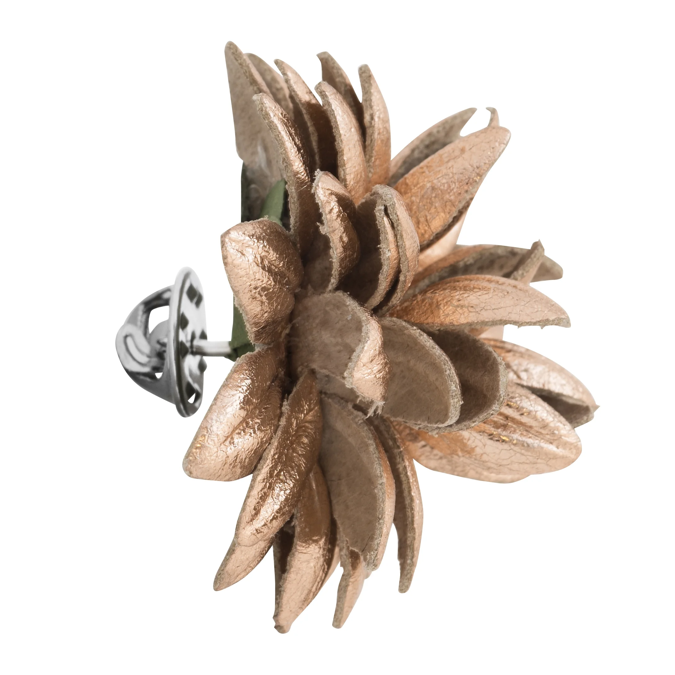 Rose Gold Leather Dahlia Profile - Fleur'd Pins.jpg