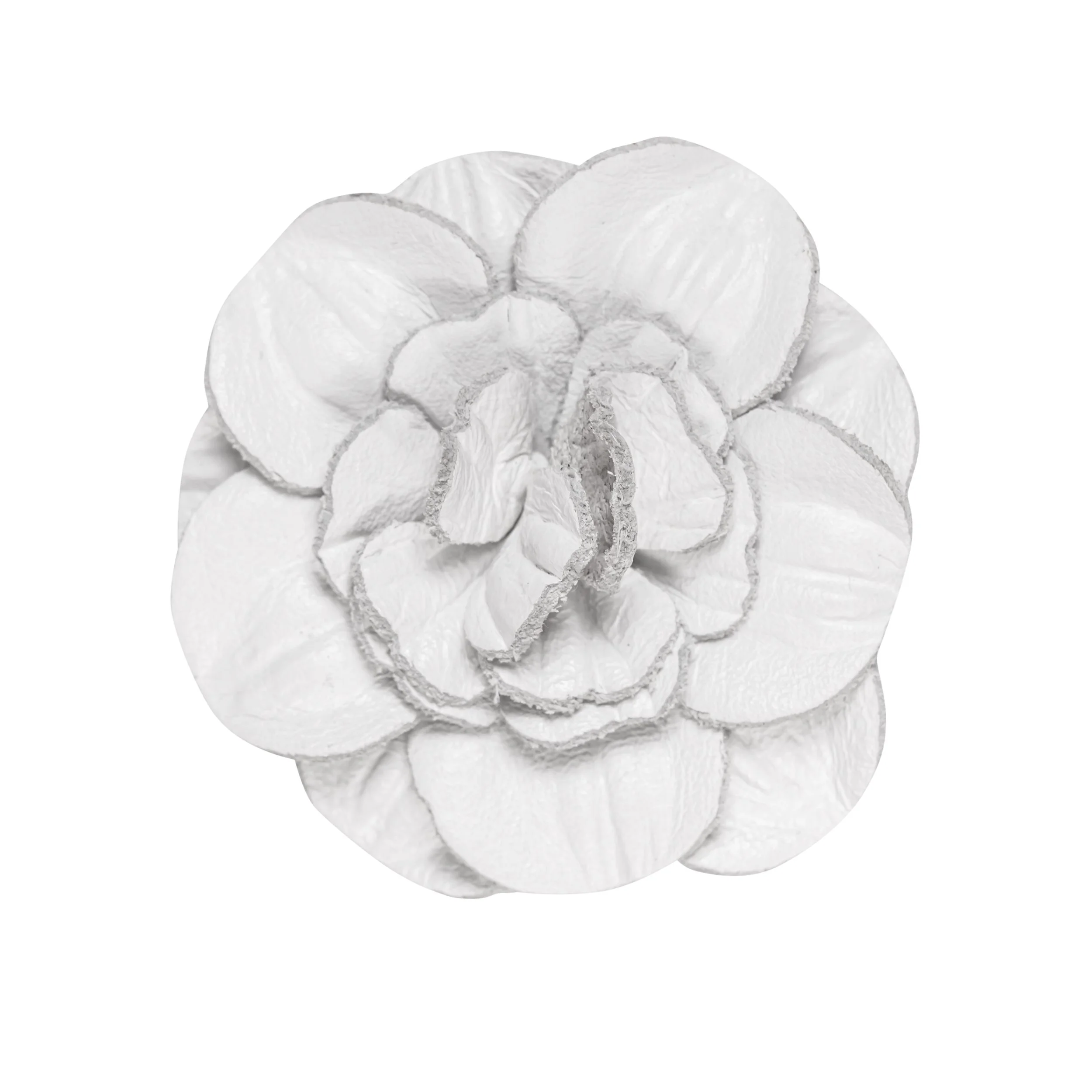 Fleur'd Pins White Leather Geranium - Front.jpg