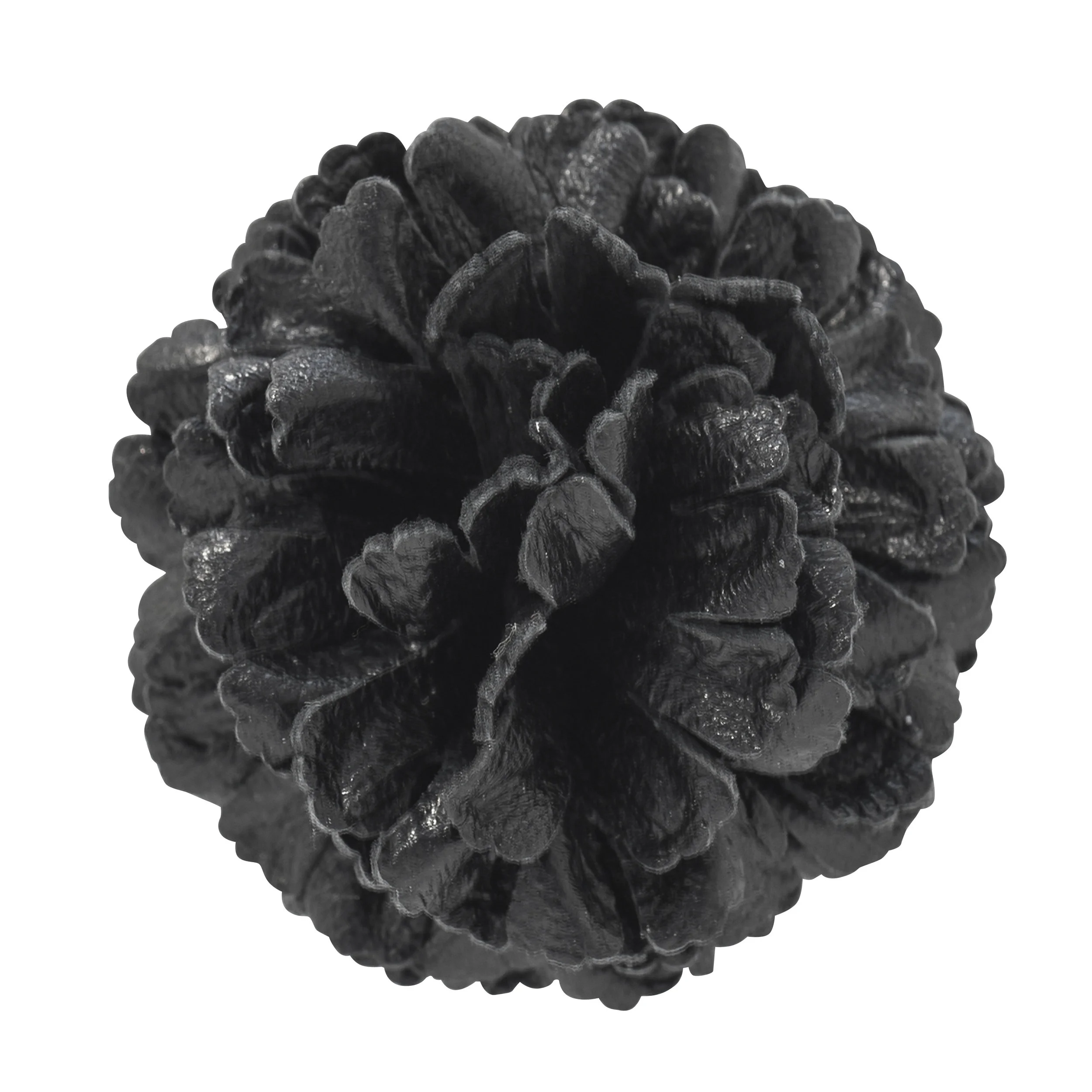 Black Leather Carnation Front - Fleur'd Pins.jpg