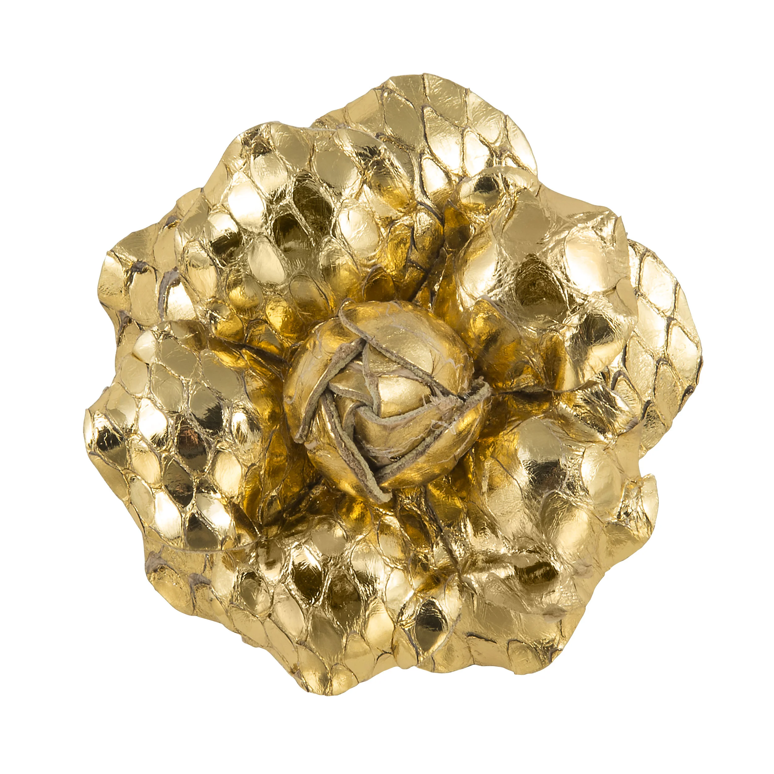 Fleur'd Pins Gold Python Gardenia - Front.jpg