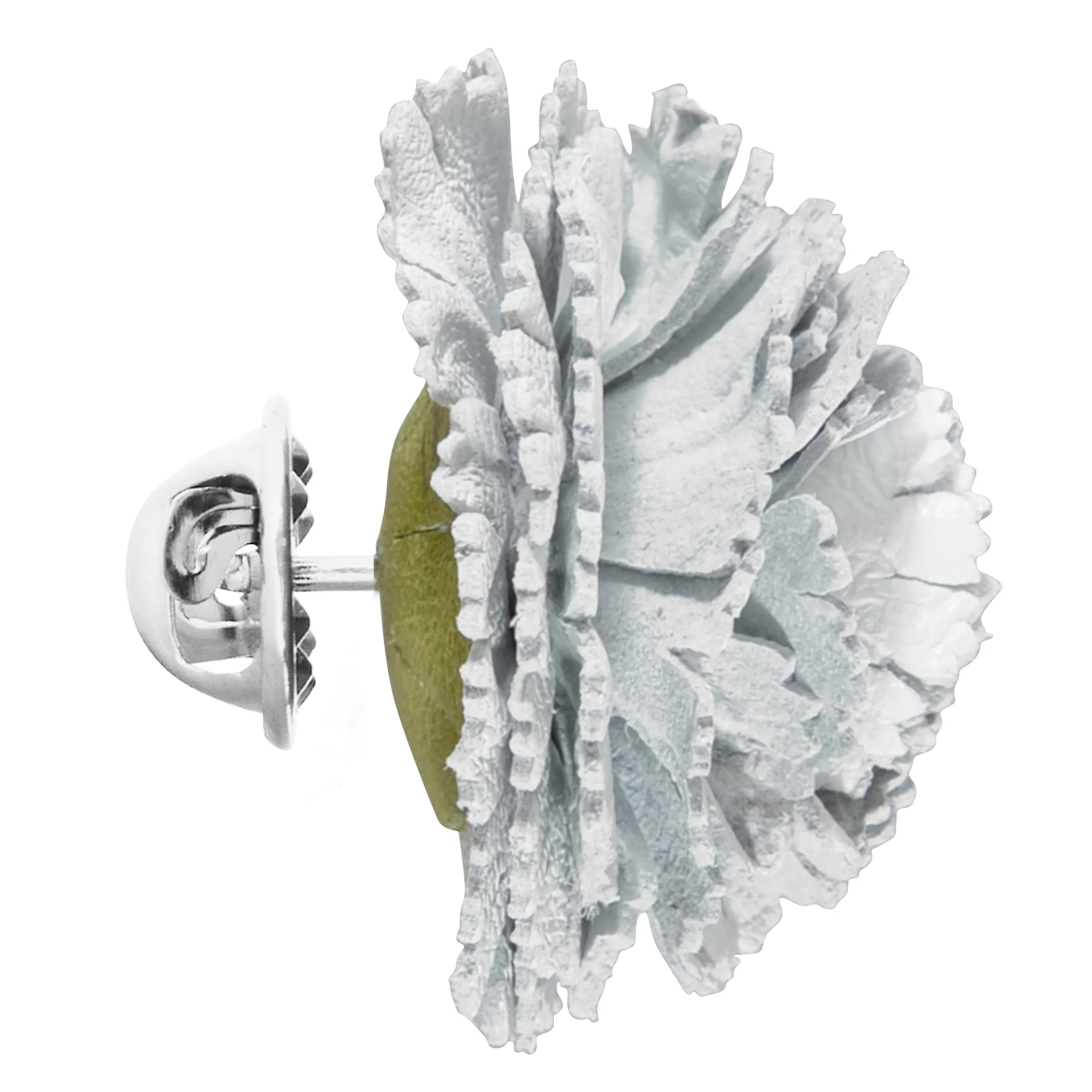 Fleur'd Pins White Leather Carnation - Profile.jpg