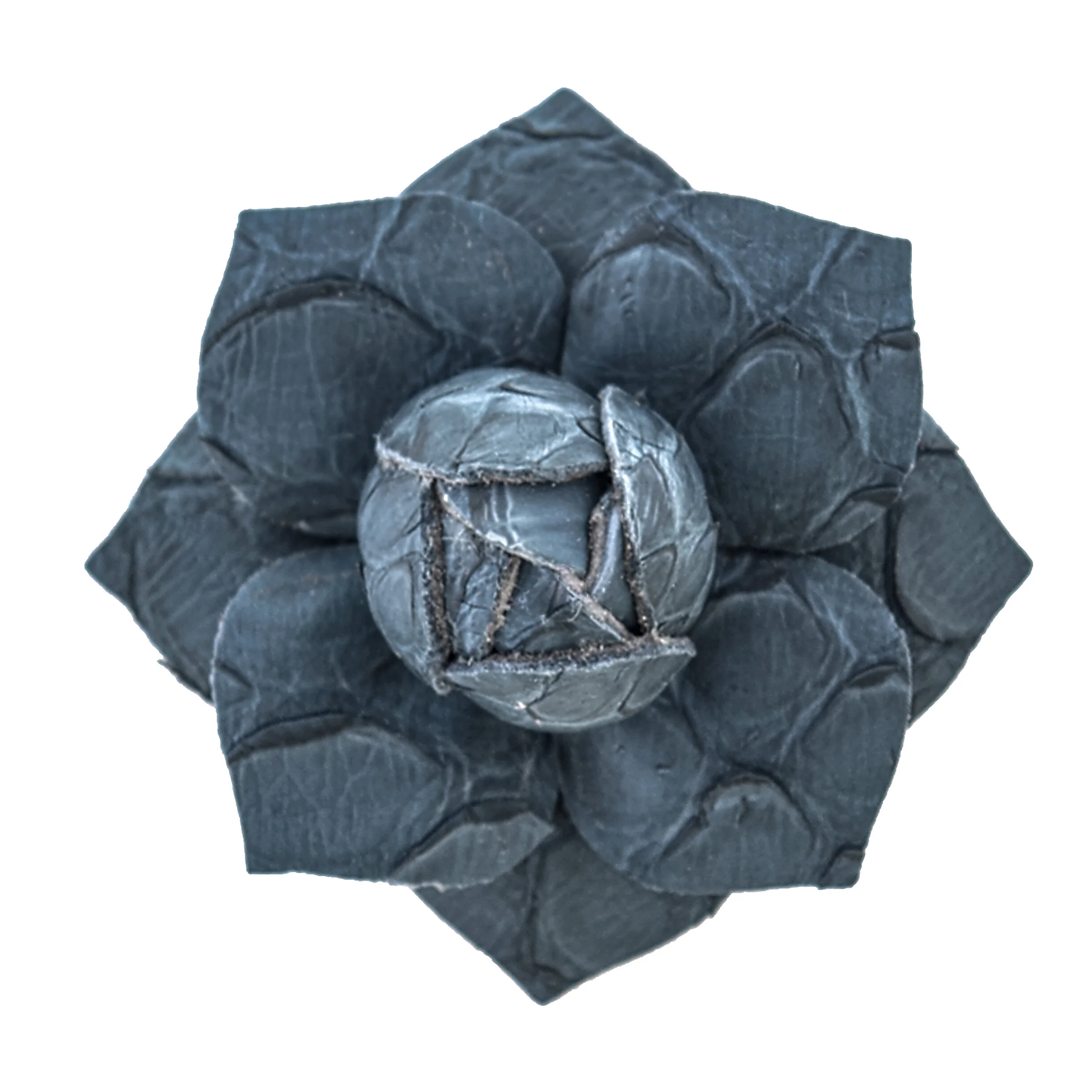 Fleur'd Pins Teal Matte Python Magnolia Front.jpg