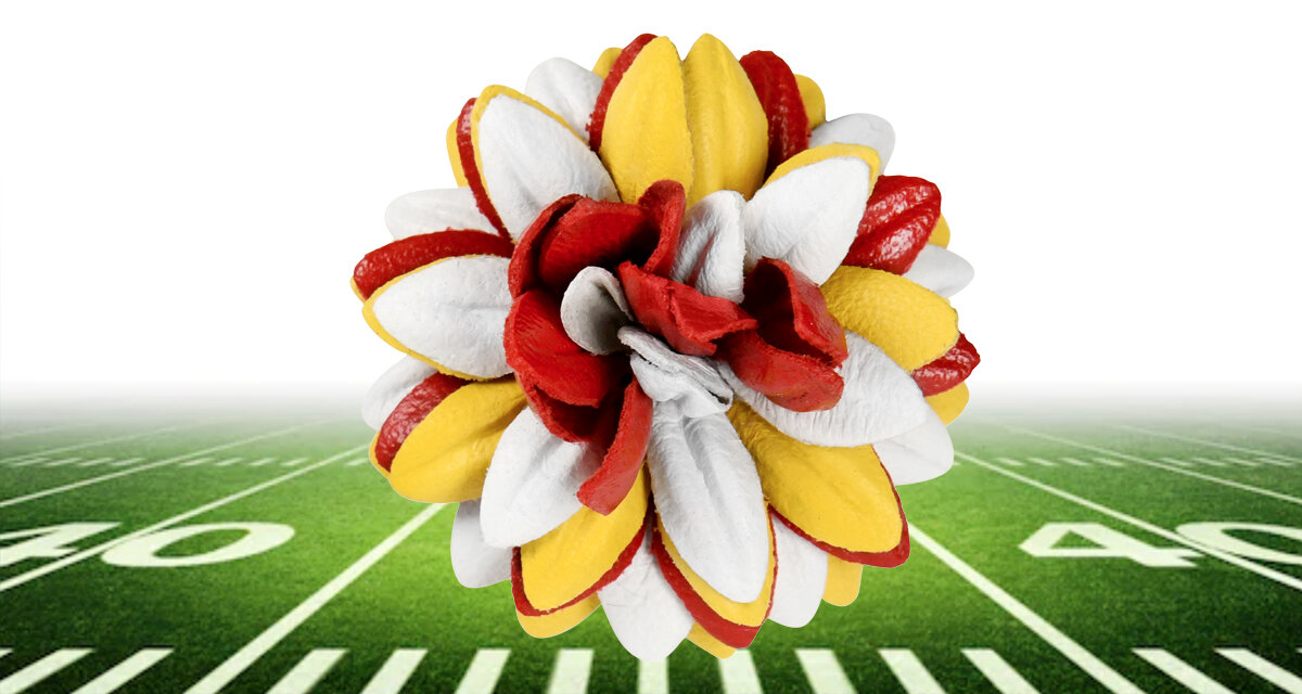 FleurdPins-KC-Leather-Dahlia-NFL-KansasCityChiefs-SuperbowlLapelFlower-photo-by-AndrewWerner.jpg