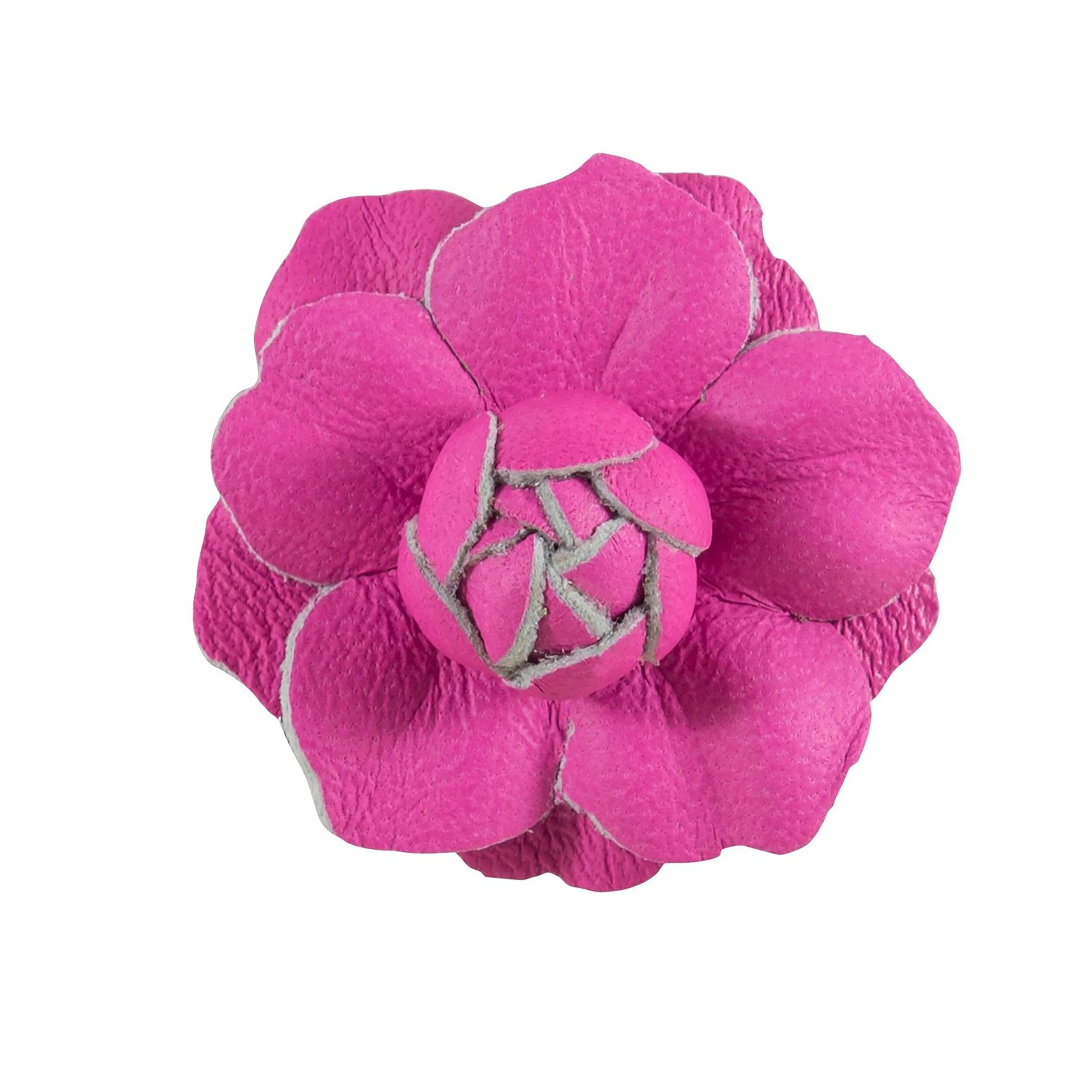 Fleur'd Pins Neon Pink Mini Leather Gardenia - photo by Andrew Werner.jpeg