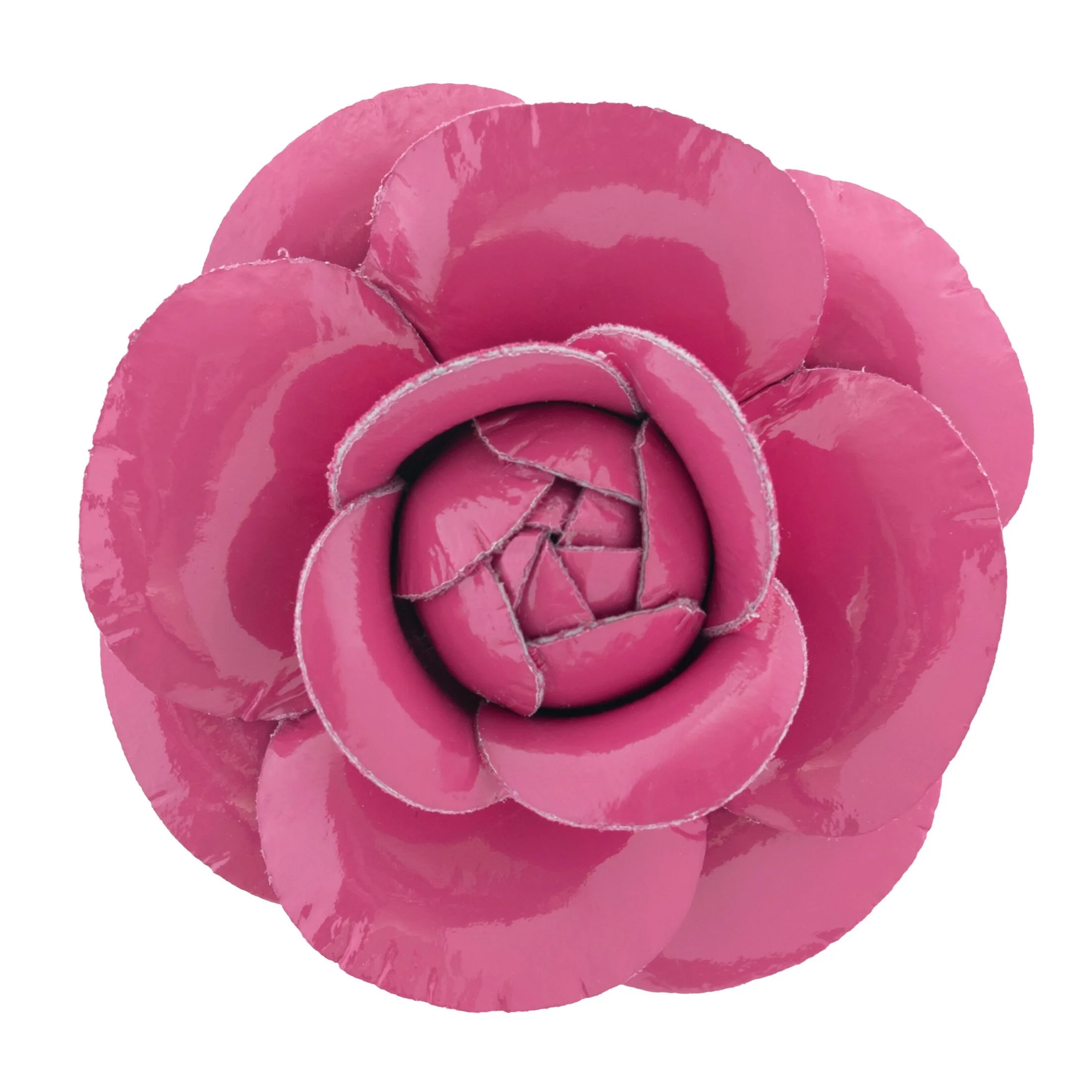 Fleur%27d+Pins+Large+Raspberry+Sorbet+Patent+Leather+Blooming+Camellia+-+front.jpg