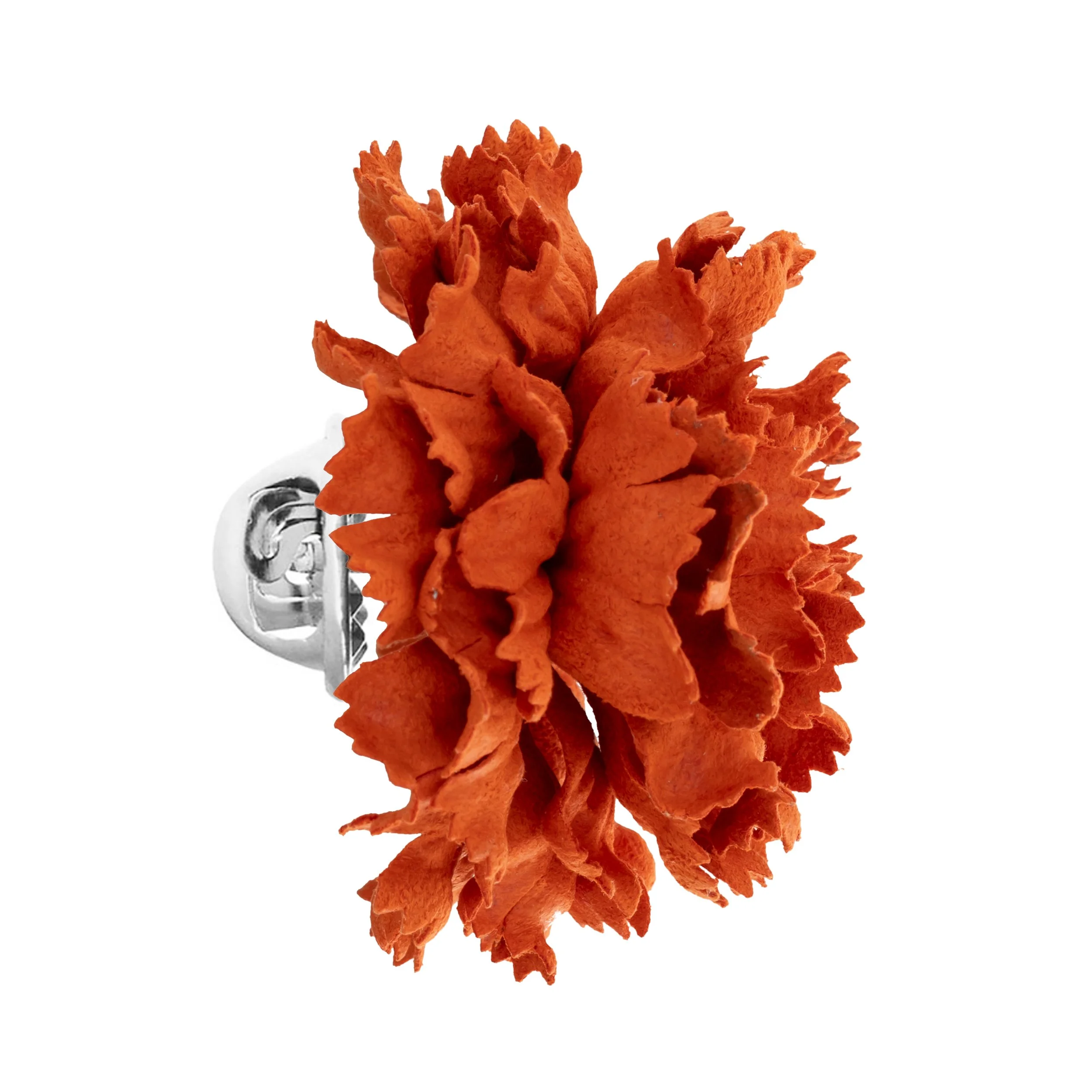 Fleur'd Pins Clementine Suede Carnation - Profile.jpg