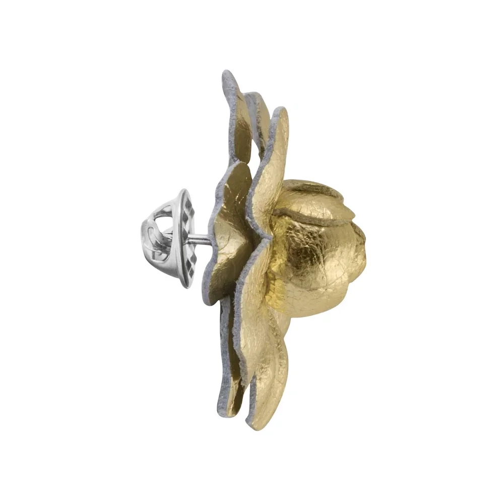 Mini Yellow Gold Leather Gardenia back.webp