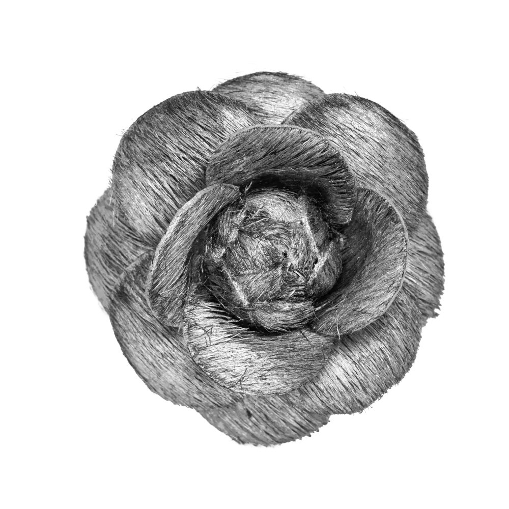 Fleur'd Pins Silver Pony Hair Blooming Camellia.jpg
