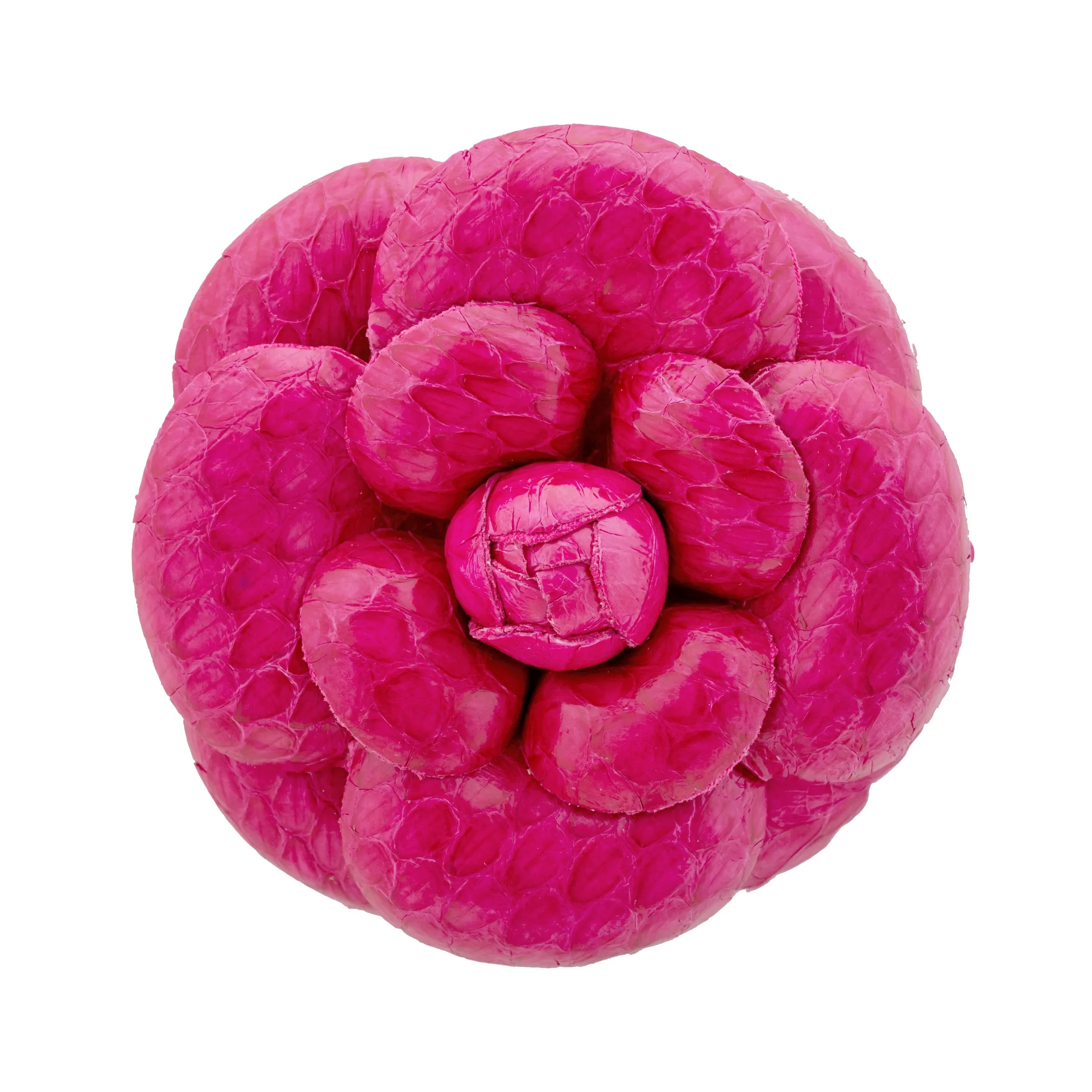 Fleur'd Pins Large Fuchsia Python Camellia - front.jpg