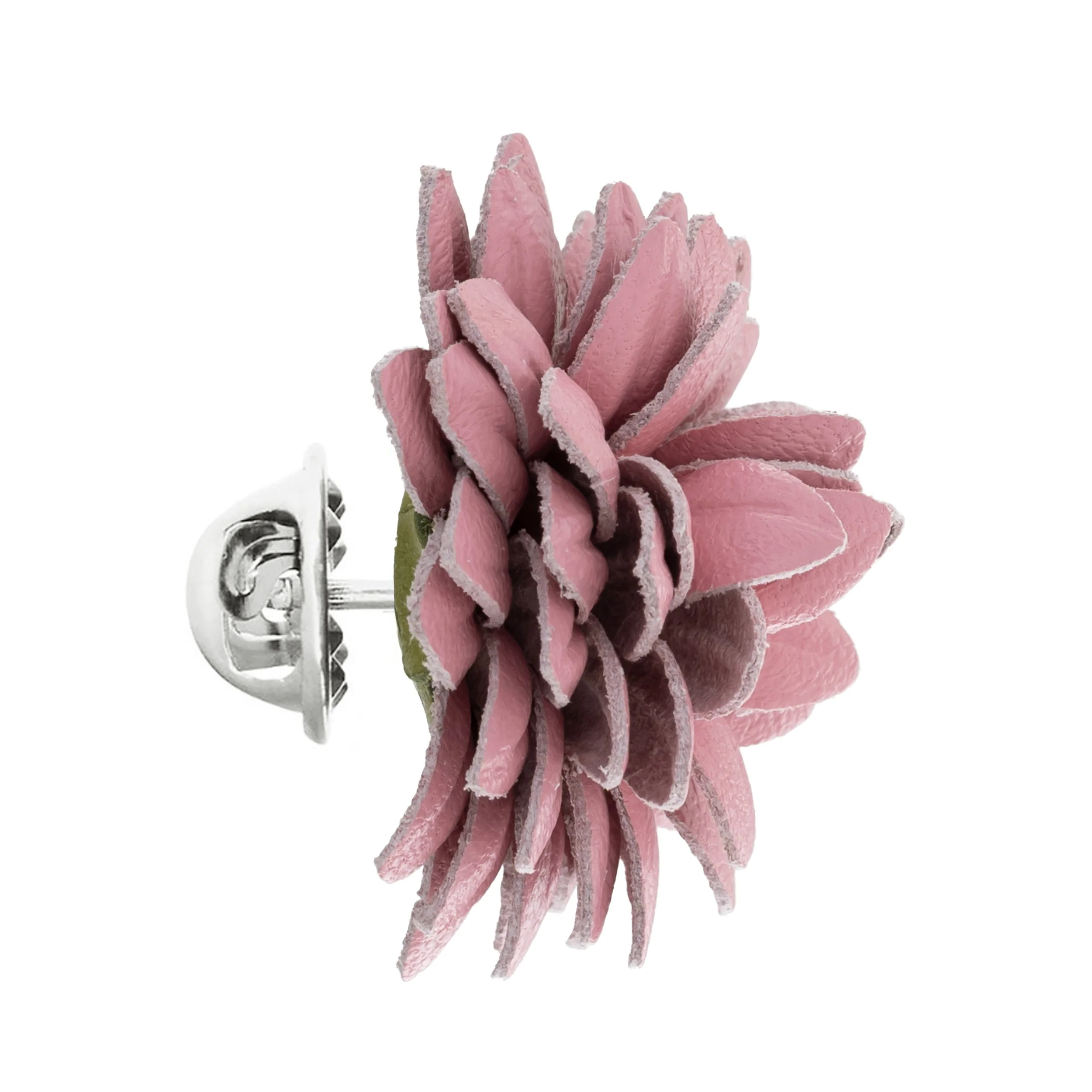 Fleur'd Pins Pink Leather Dahlia - Profile.jpg