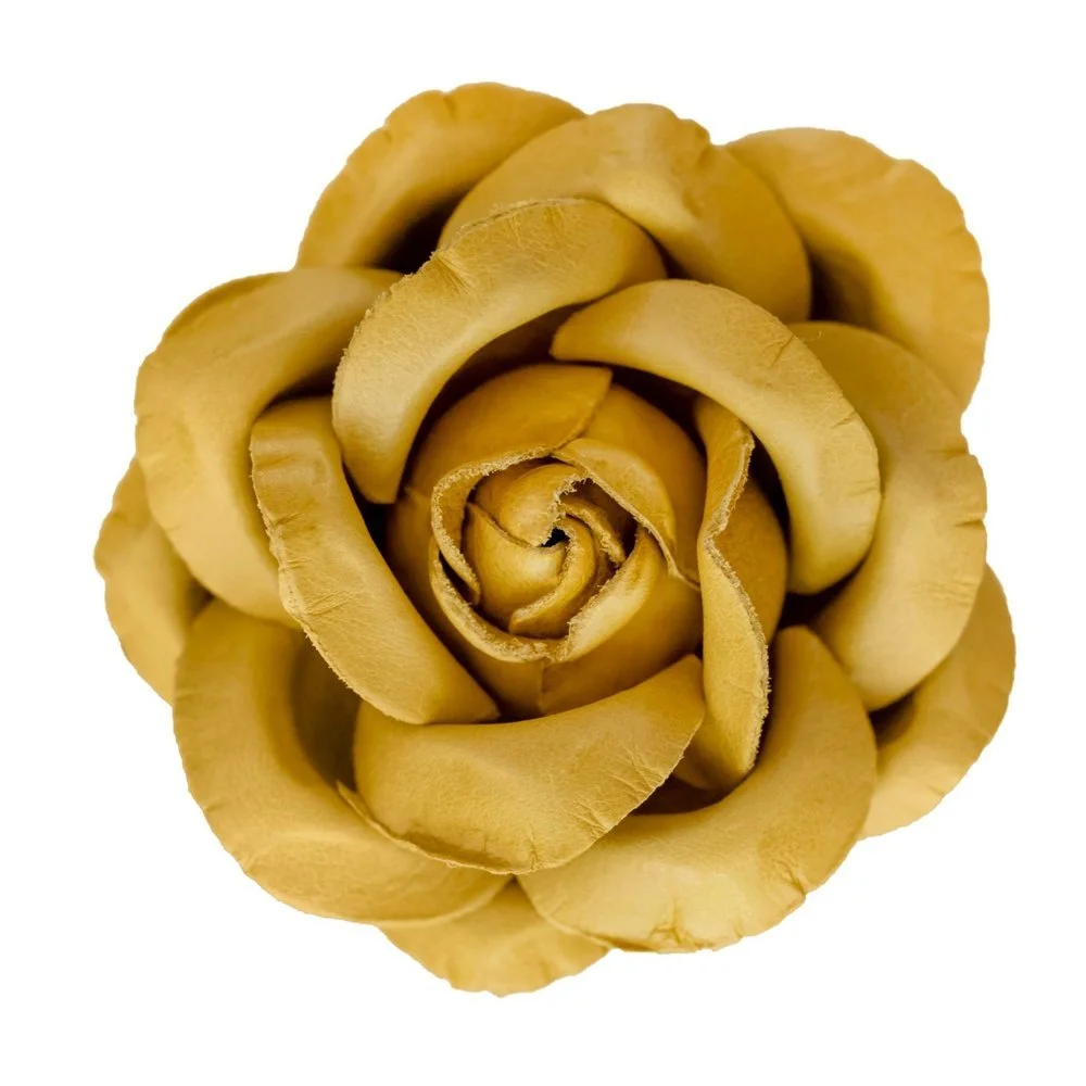 Fleur'd Pins Yellow Leather Ella Rose .jpg