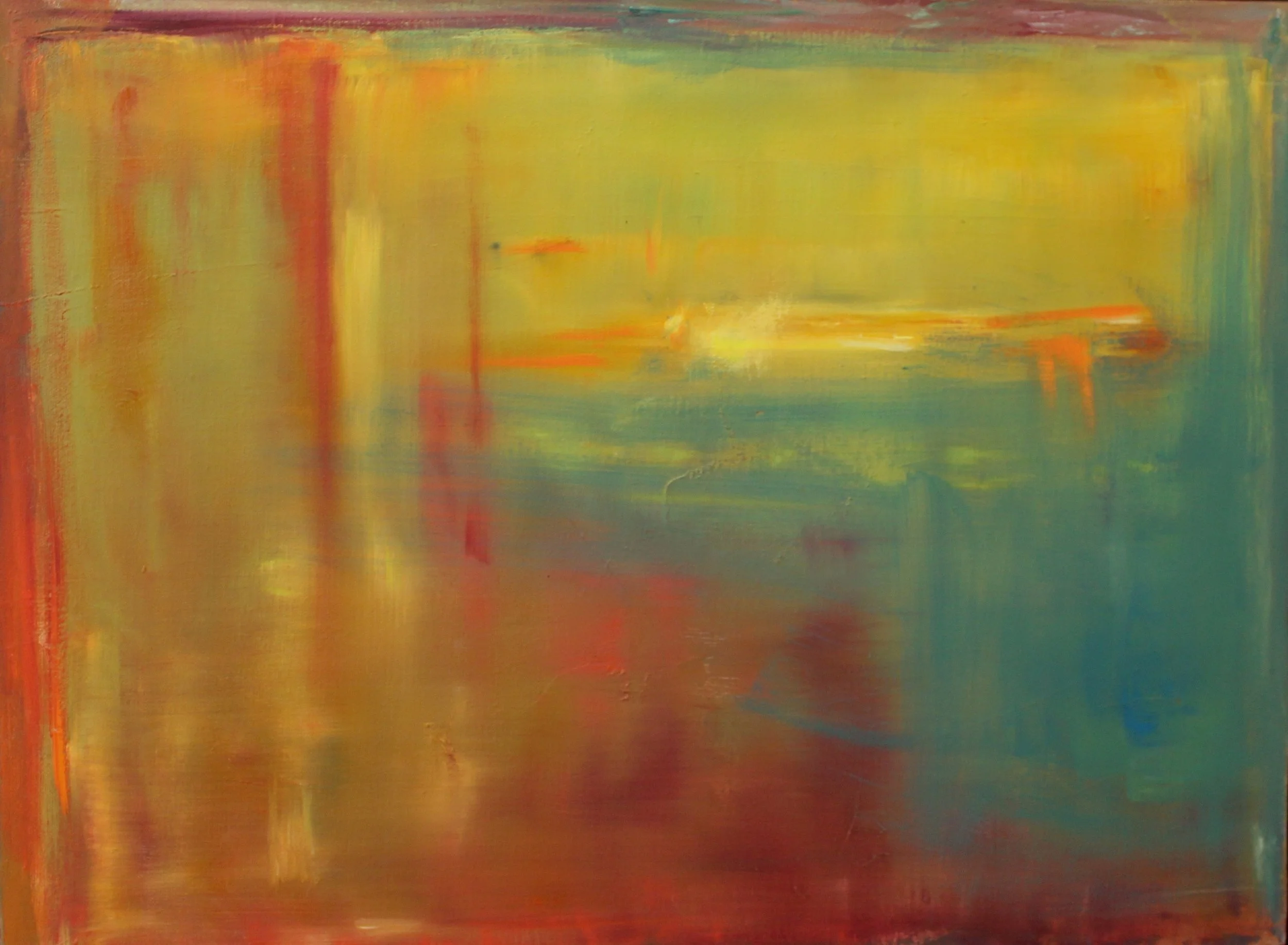 Different Colors - 24 inches wide and 18 inches tall - Oil on Canvas $700