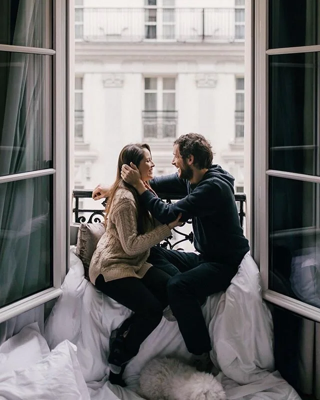 All the coziest, warmest, laughter-fueled love from this time in Paris 🇫🇷 Wishing you all a genuinely heart-filling Valentine&rsquo;s Day, and one full of thanks for all of the relationships we hold so close. ~ Tonya and Antoine&rsquo;s romantic se