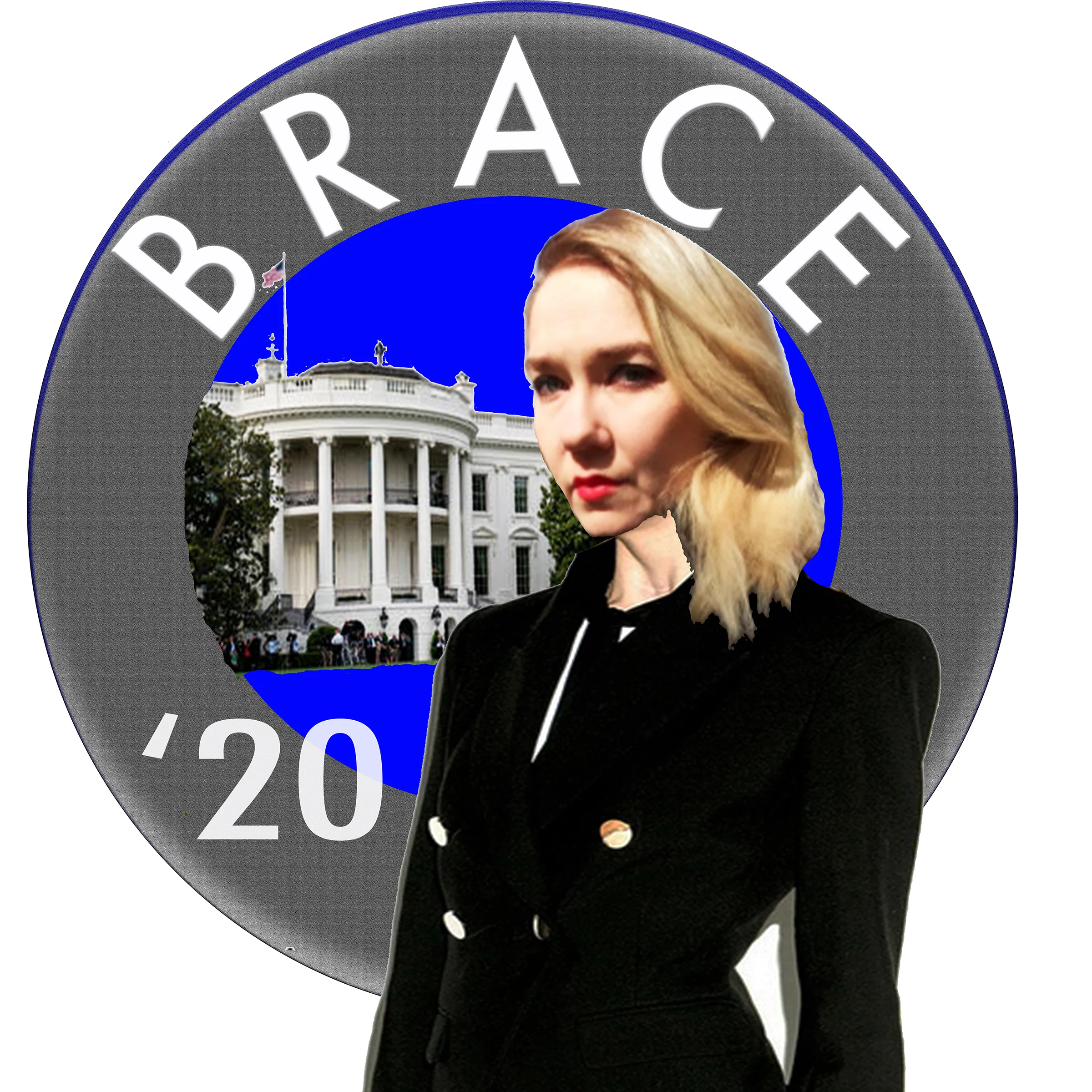 In lieu of the current political climate Patricia Brace is using her platform as a performance artist to run for President of the United States of America in 2020. Please follow her progress at www.brace2020.com .