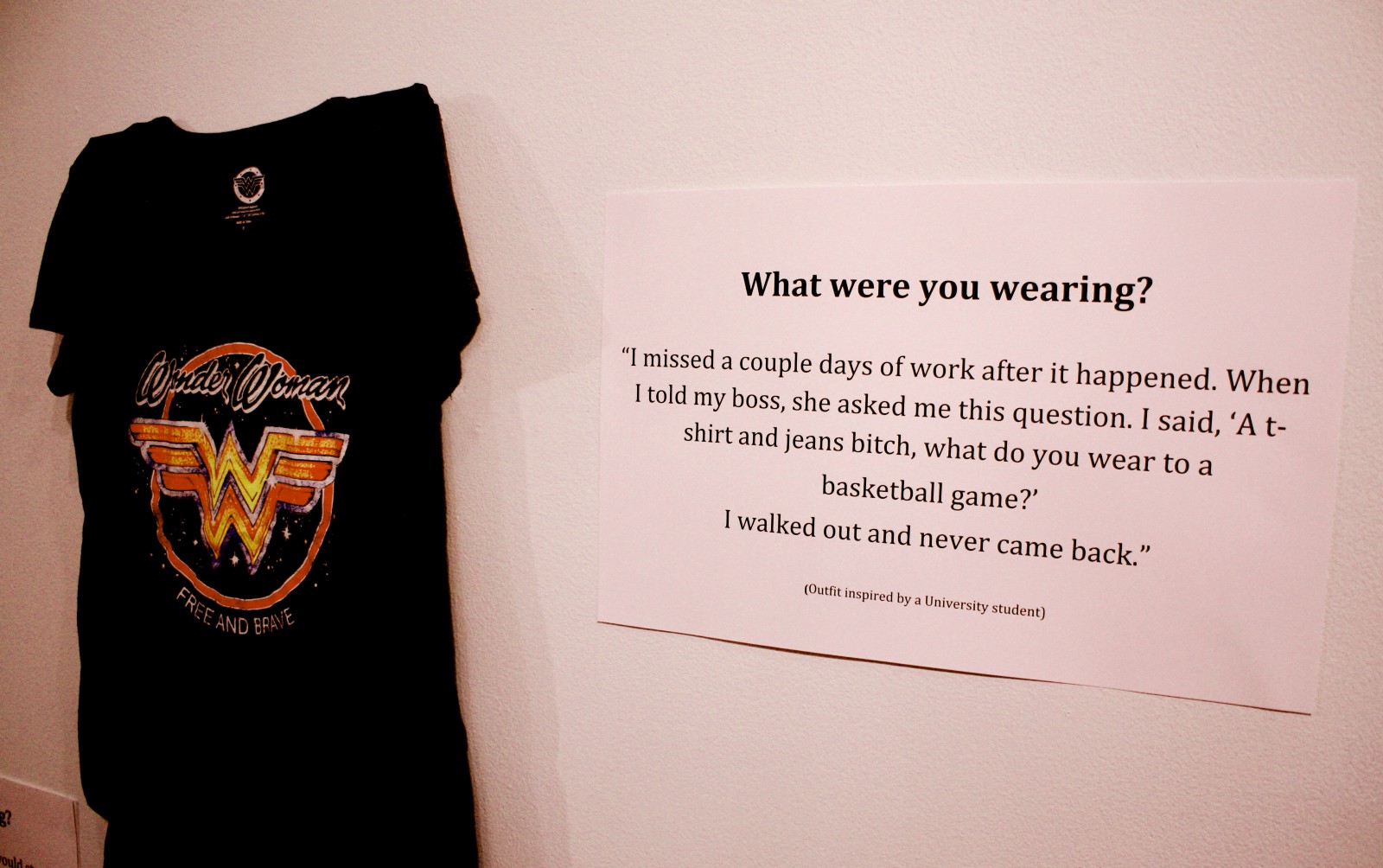 “What Were You Wearing” Art Exhibit Explores Rape Culture’s Persistent Question. Read more