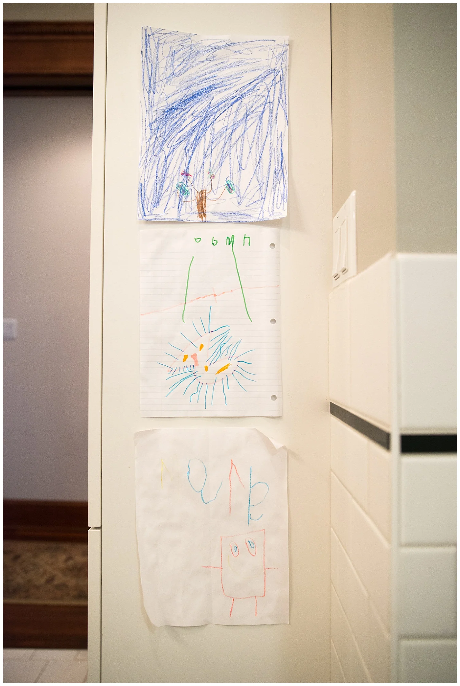 Why not hang them in the bathroom?