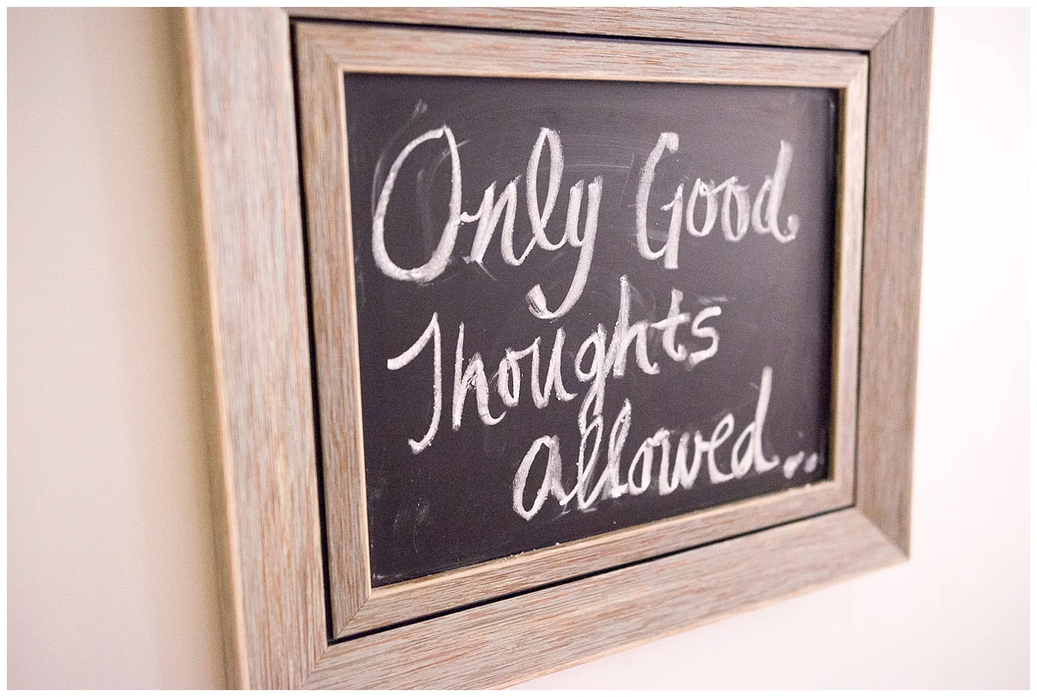 This chalkboard from Fresh Digs that hangs on Tess and Lily's door shares a great message for us all.