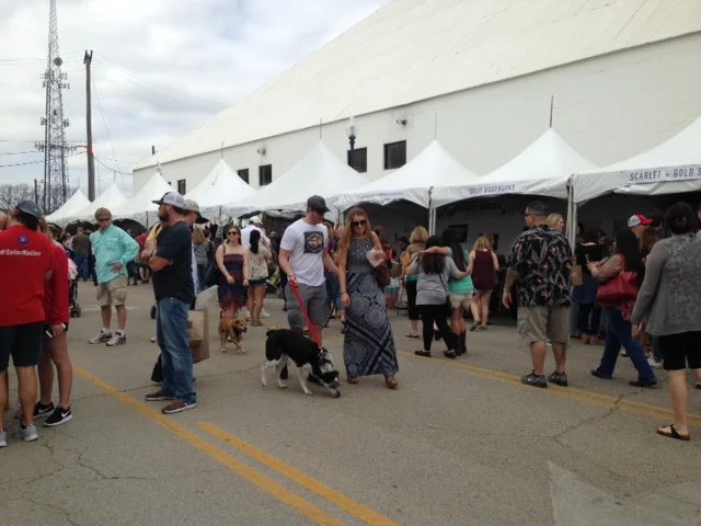 One section of the outdoor market. From my understanding this was taking place because area schools were on spring break that week. Not sure if it's held during other holidays. I hope so, it's a fantastic add-on.