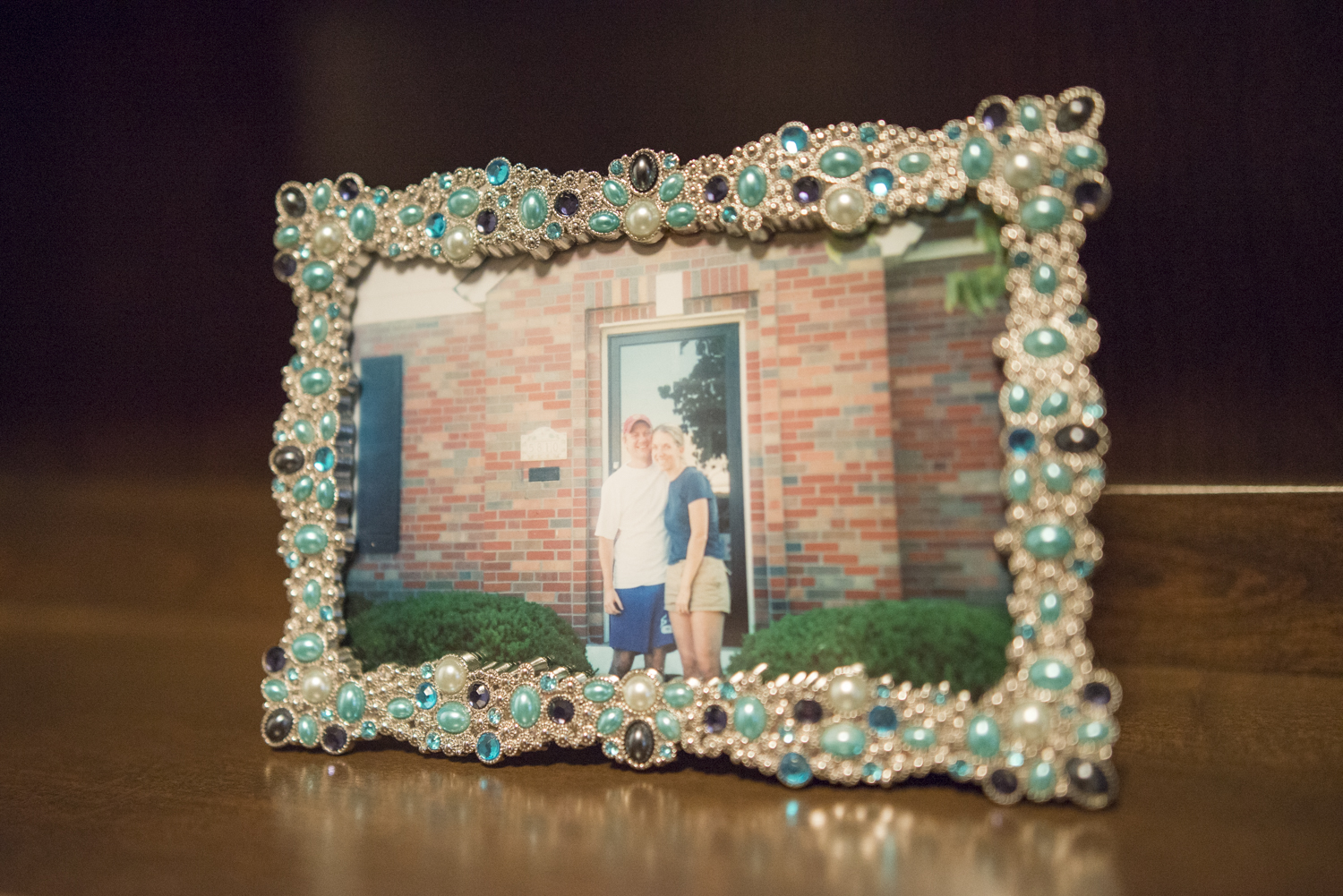 Back in the day - Bill and Maranda in front of their home in St. Louis. 