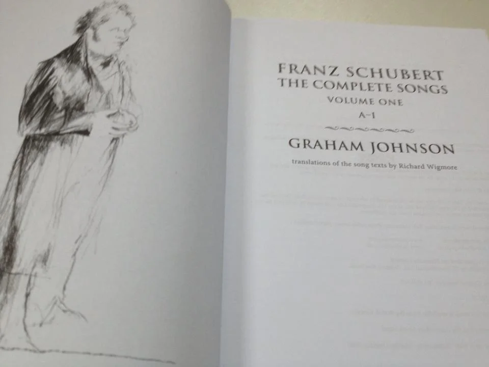 Announcing the new release of SongFest faculty Graham Johnson's book on Schubert and his songs.