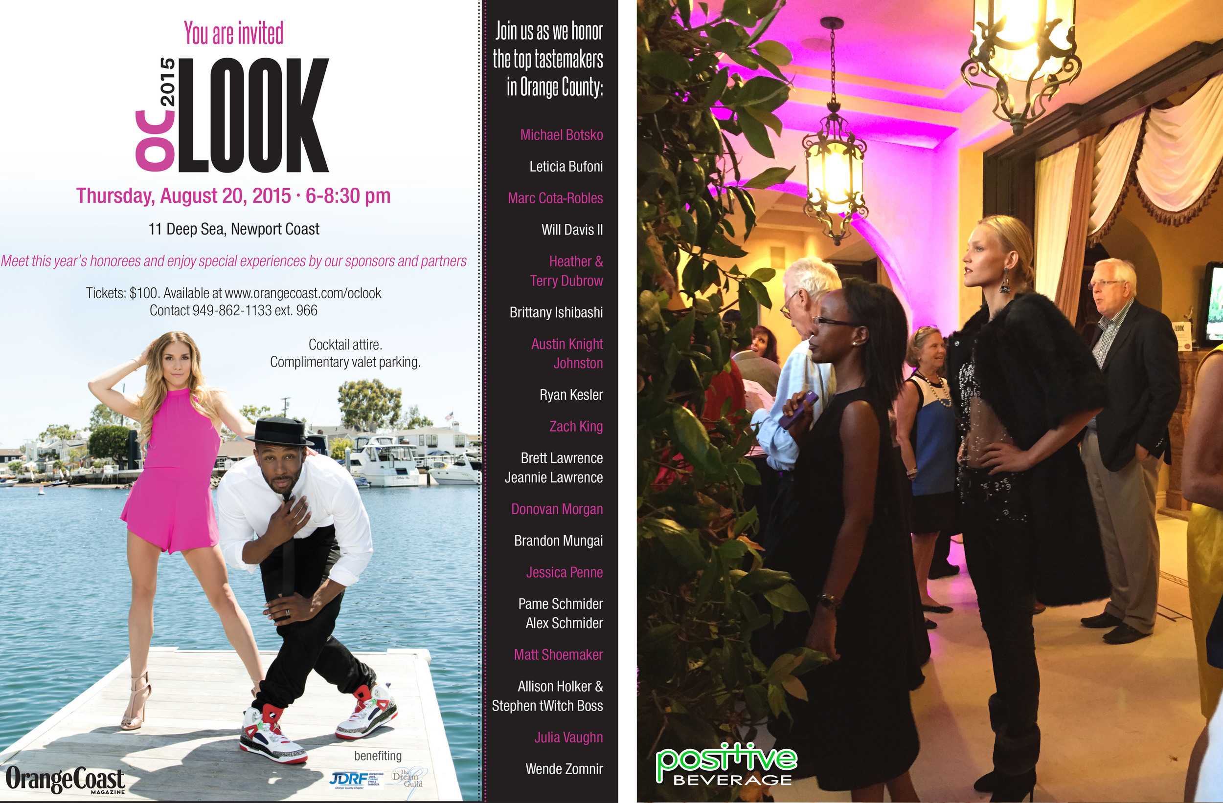 2015 Orange Coast Magazine "OC LOOK" party, Newport Coast CA