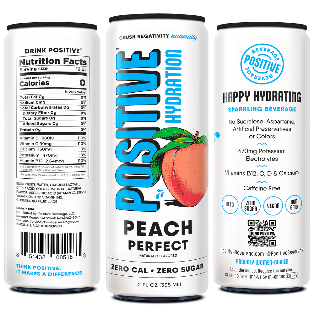 Positive Hydration Peach Perfect-Positive Beverage
