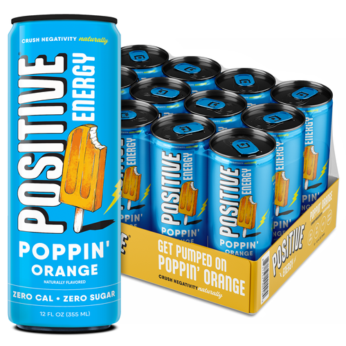 Positive Energy Poppin' Orange-Positive Beverage