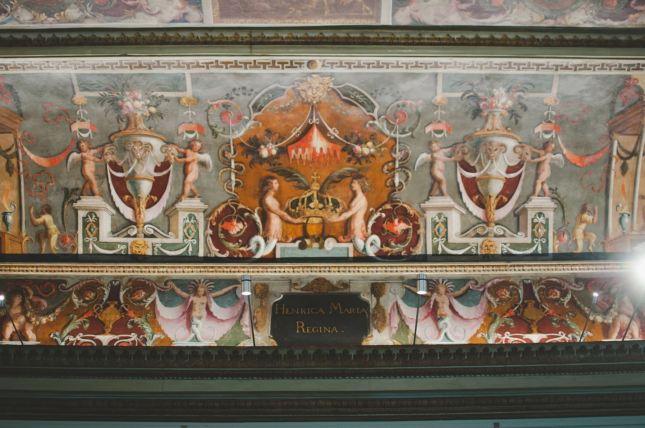 hand painted ceiling, yo. #nekidbabybutts