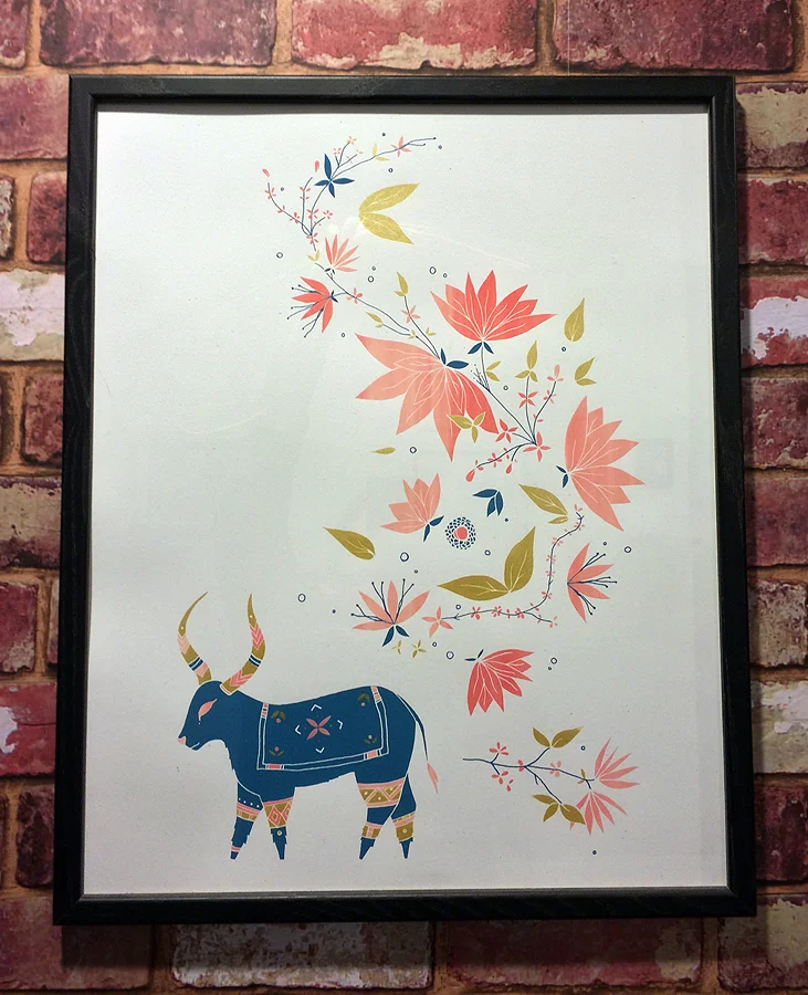 16 x 20 3 color screen printed poster.