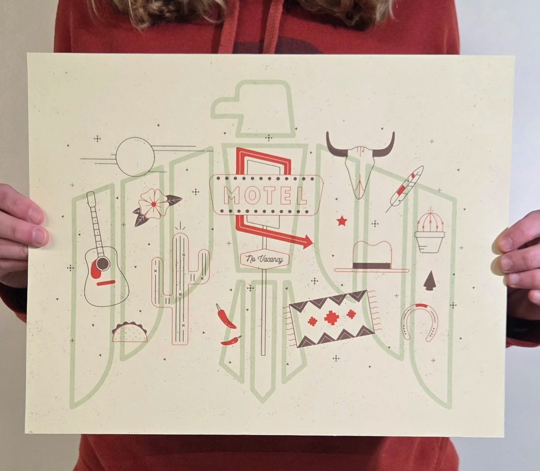 B. Slopey - Southwest Motif - Poster