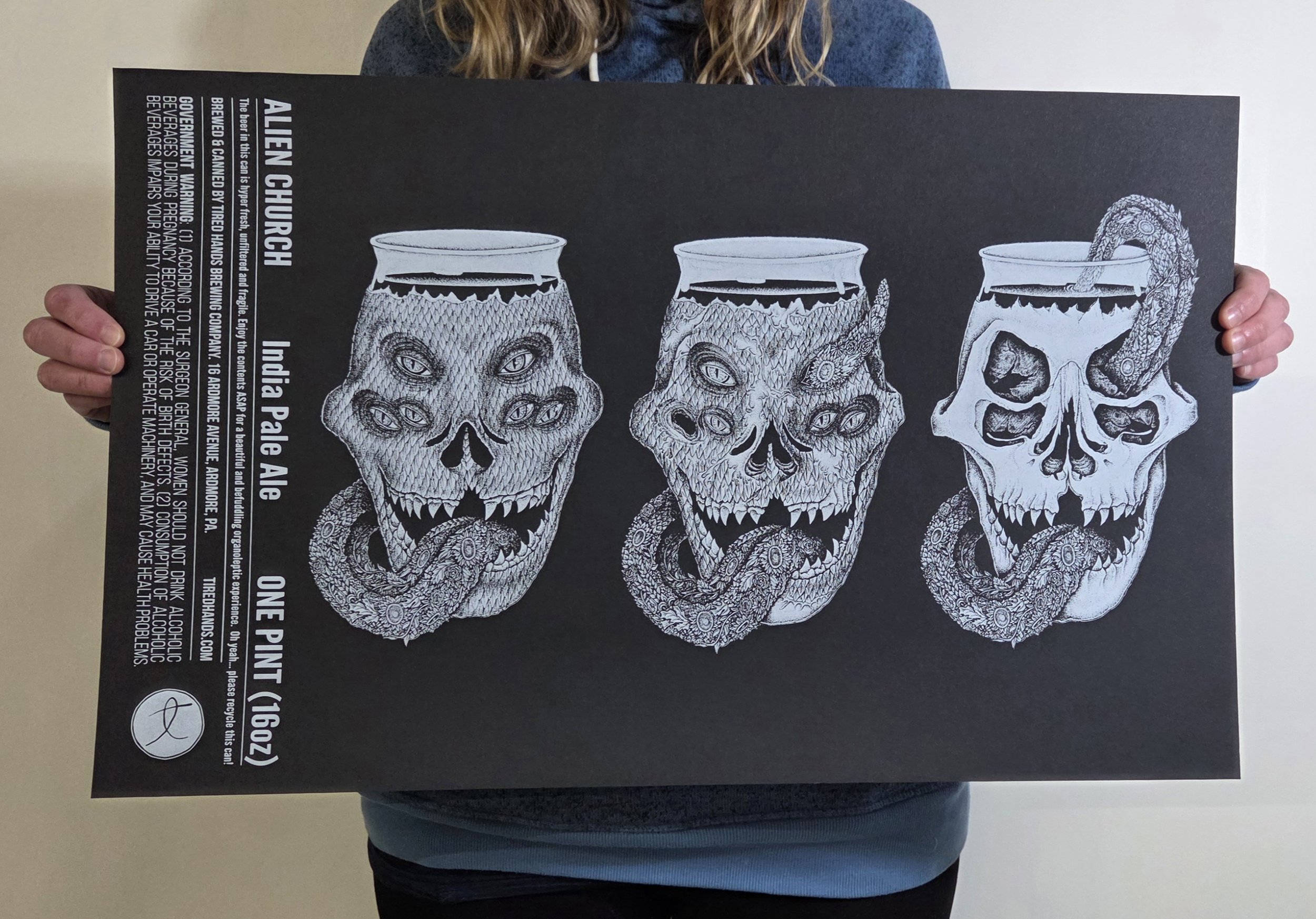 Tired Hands - Alien Church - Poster