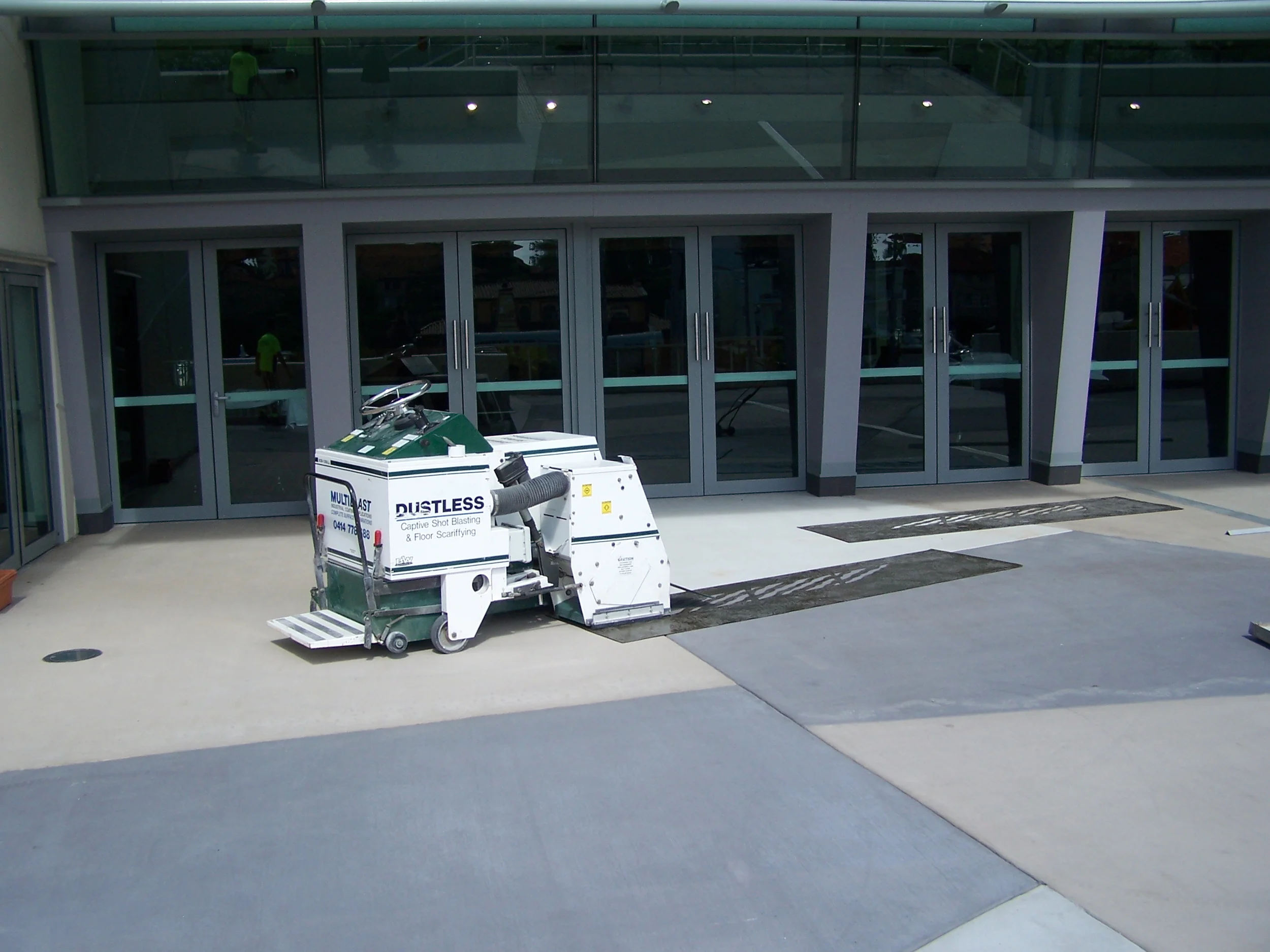 Shot Blaster at Gold Coast Convention Centre