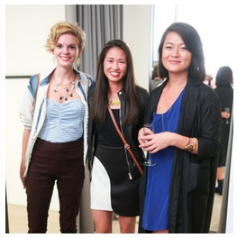 Meg, Meaghan, and I at the opening!