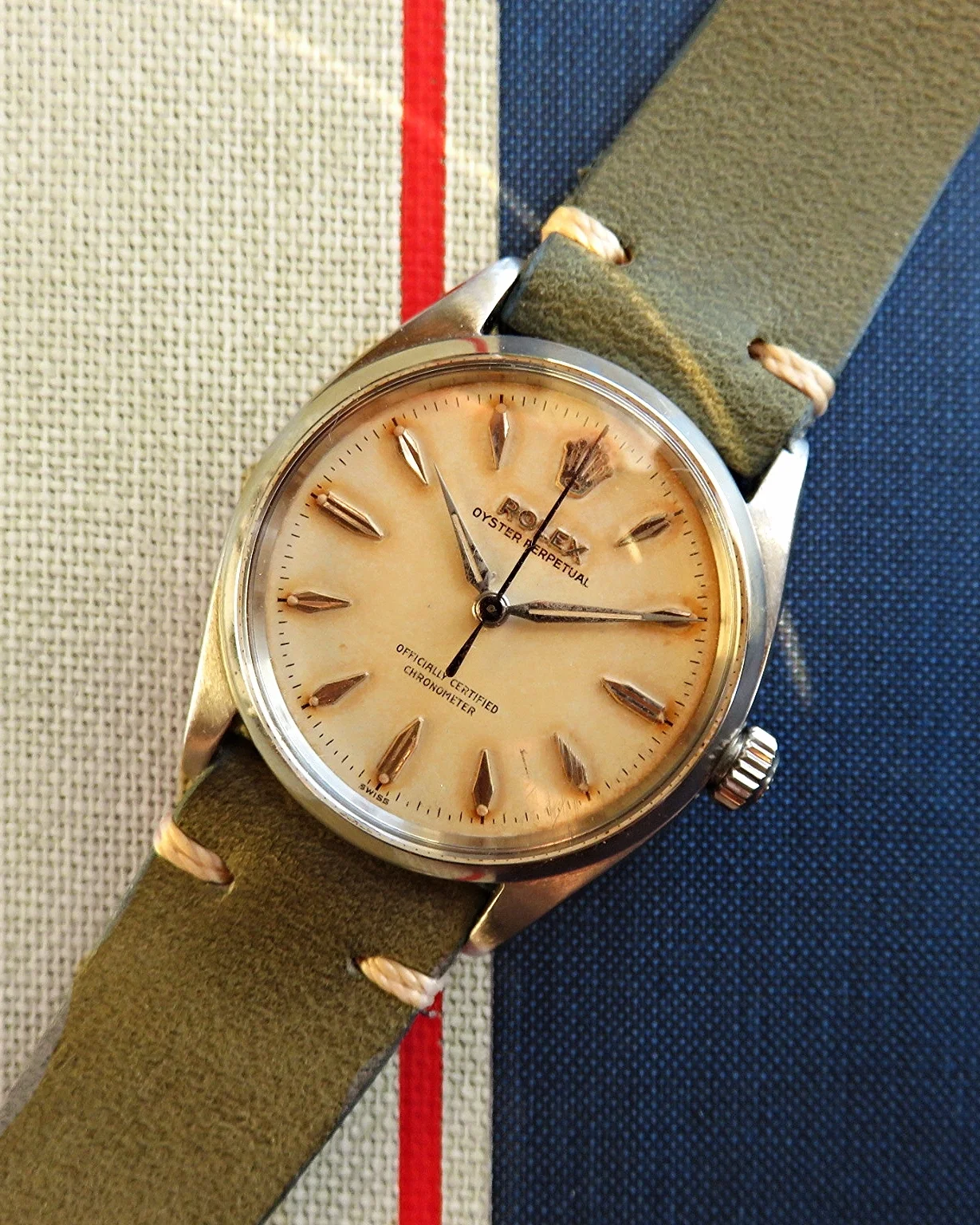 Perfectly Patina'd Rolex Oyster Perpetual