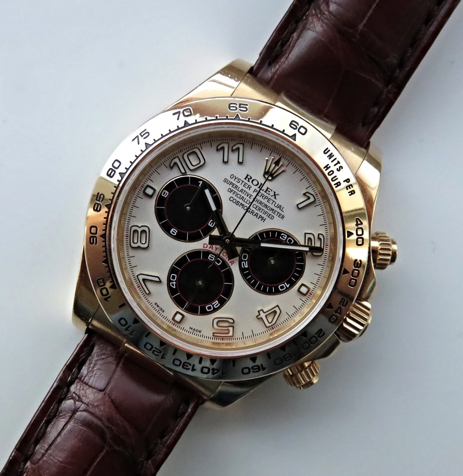 Rolex Daytona Reference 116518 Panda Dial YG
