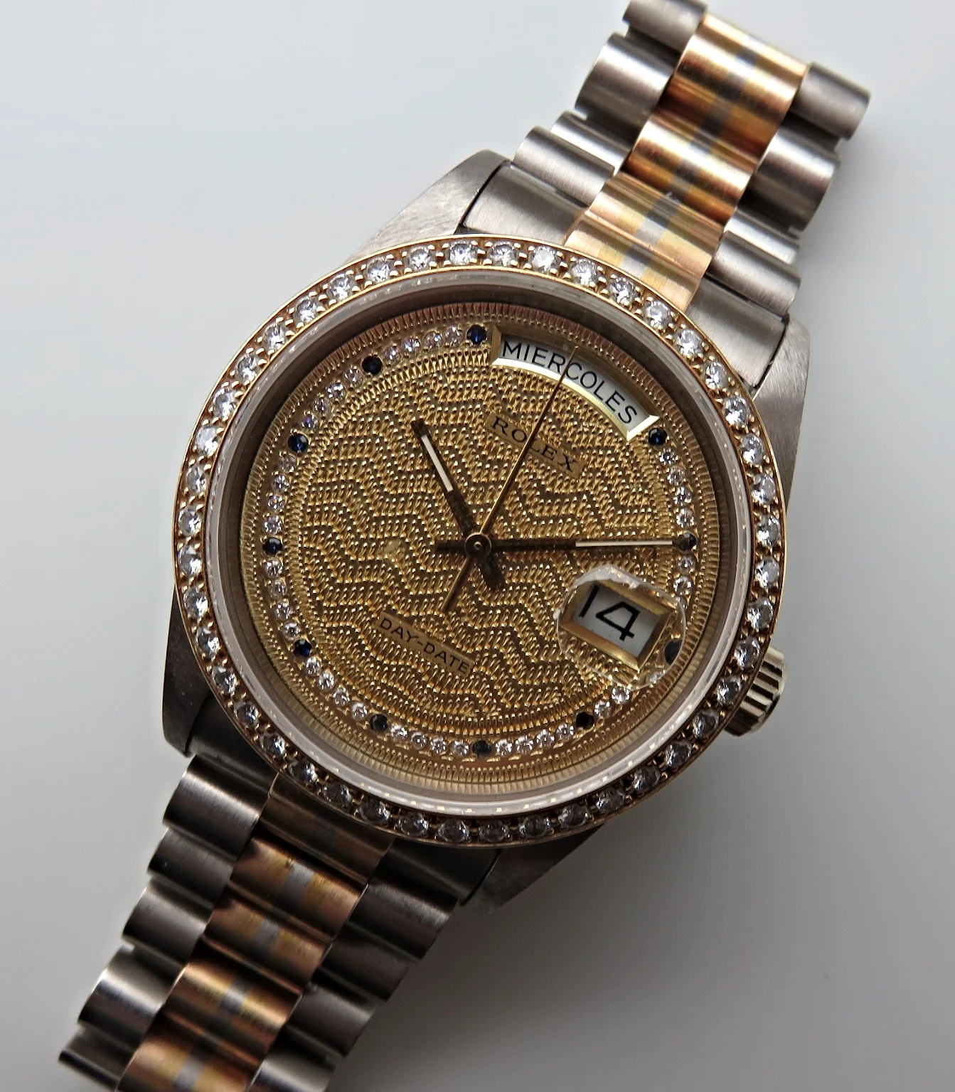 NOS Rolex Tridor Myriad Dial Day-Date Reference 18039B