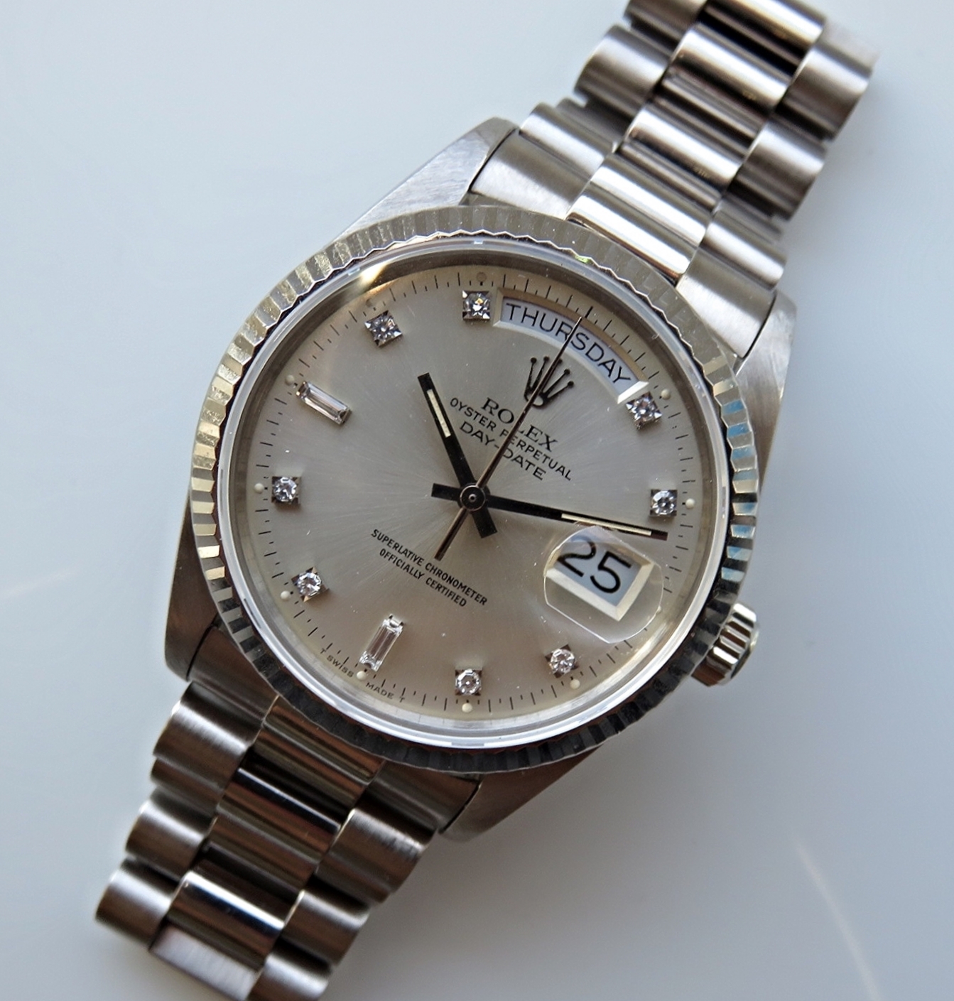 Rolex Day-Date Reference 18039 Diamond Dial