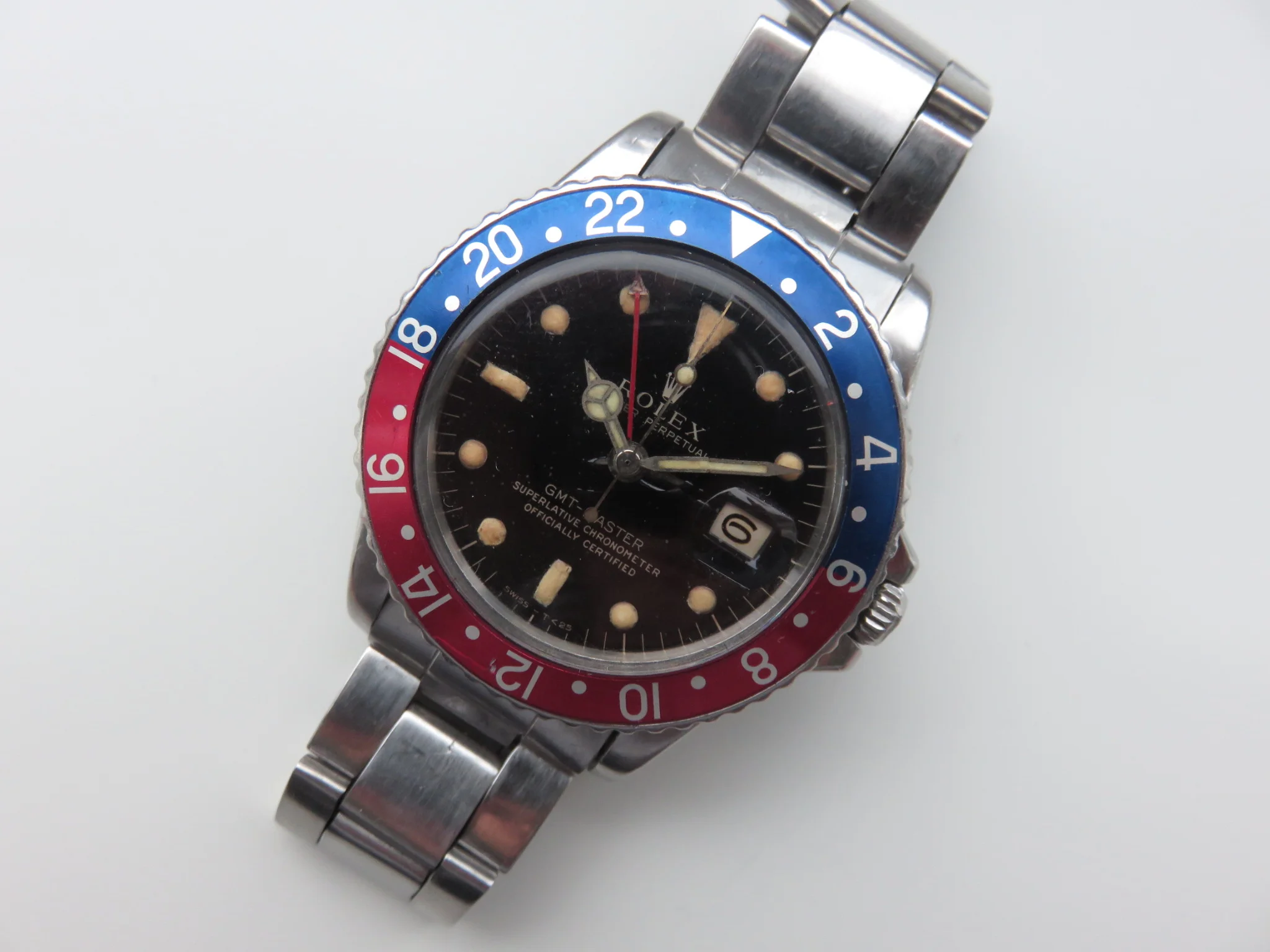 Rolex GMT Master Reference 1675 Gilt Dial 
