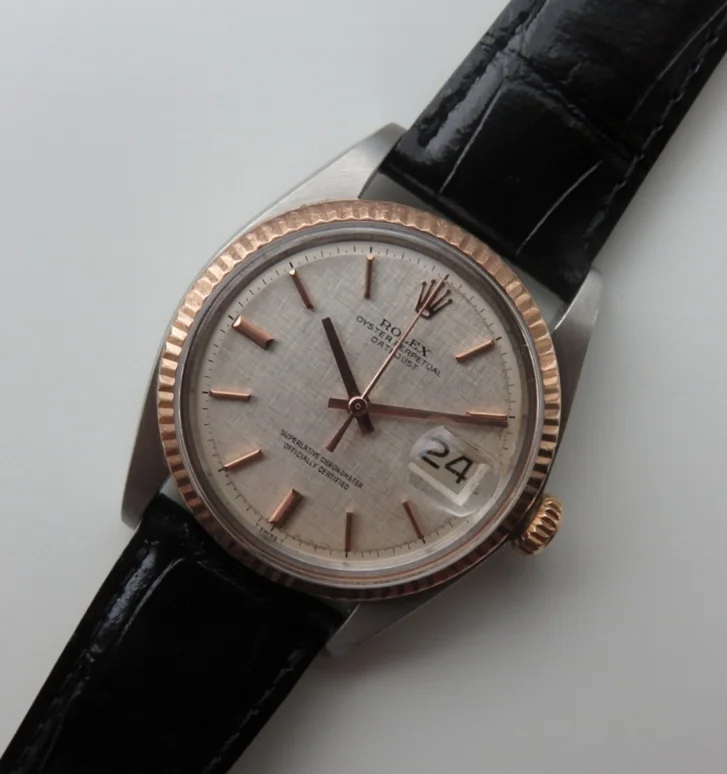 Rolex Datejust Reference 1601 Rose Gold/Steel