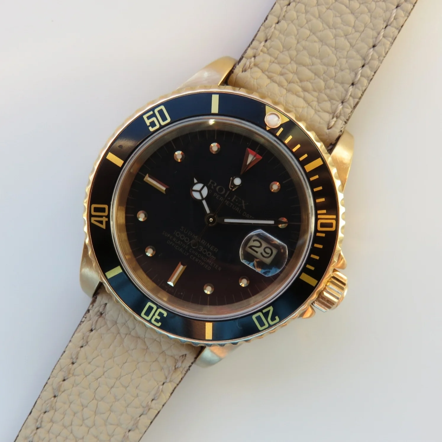 Mint Rolex Submariner Reference 16808 Black "Nipple Dial"