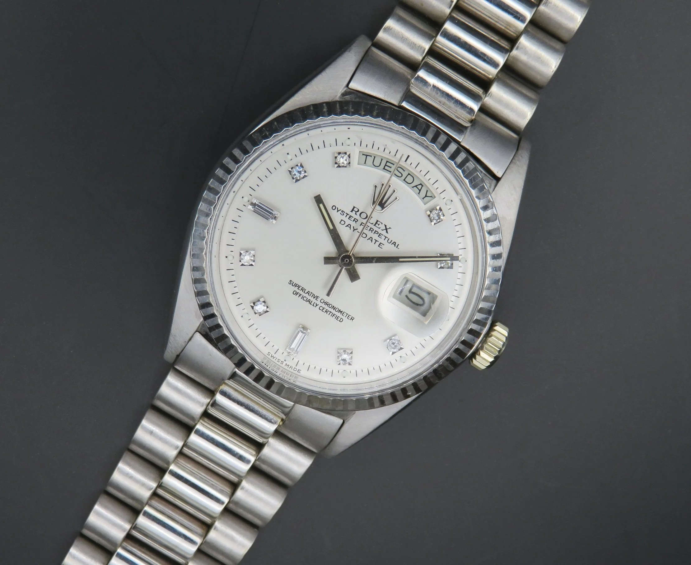1967 Rolex Day-Date Reference 1803 Diamond RSC Dial